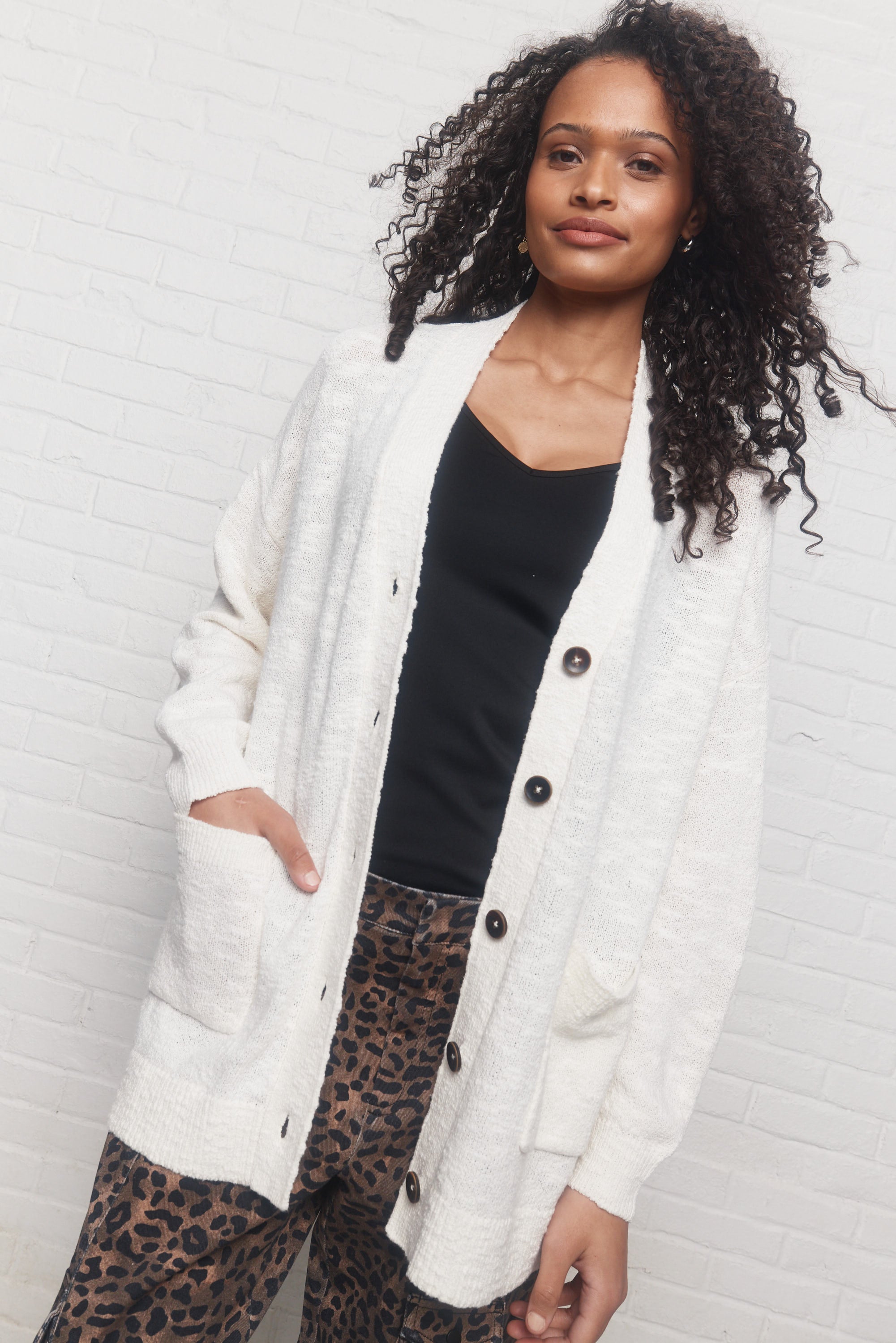 Cardily | Cream cardigan