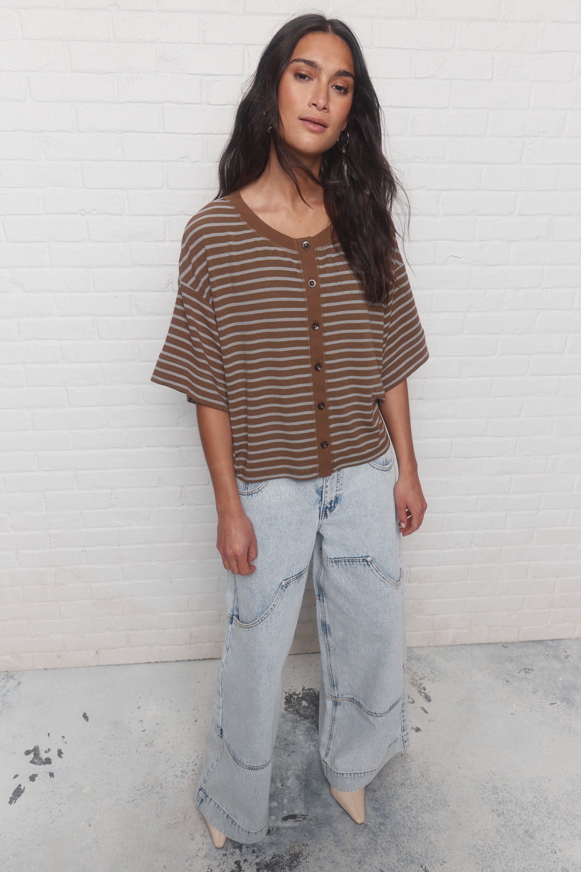 Crushed | Striped sweater