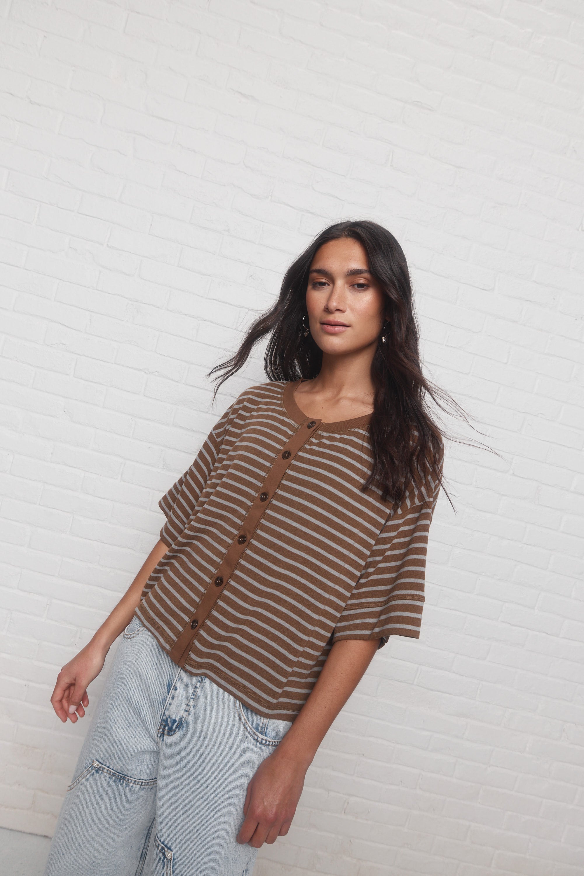 Crushed | Striped sweater
