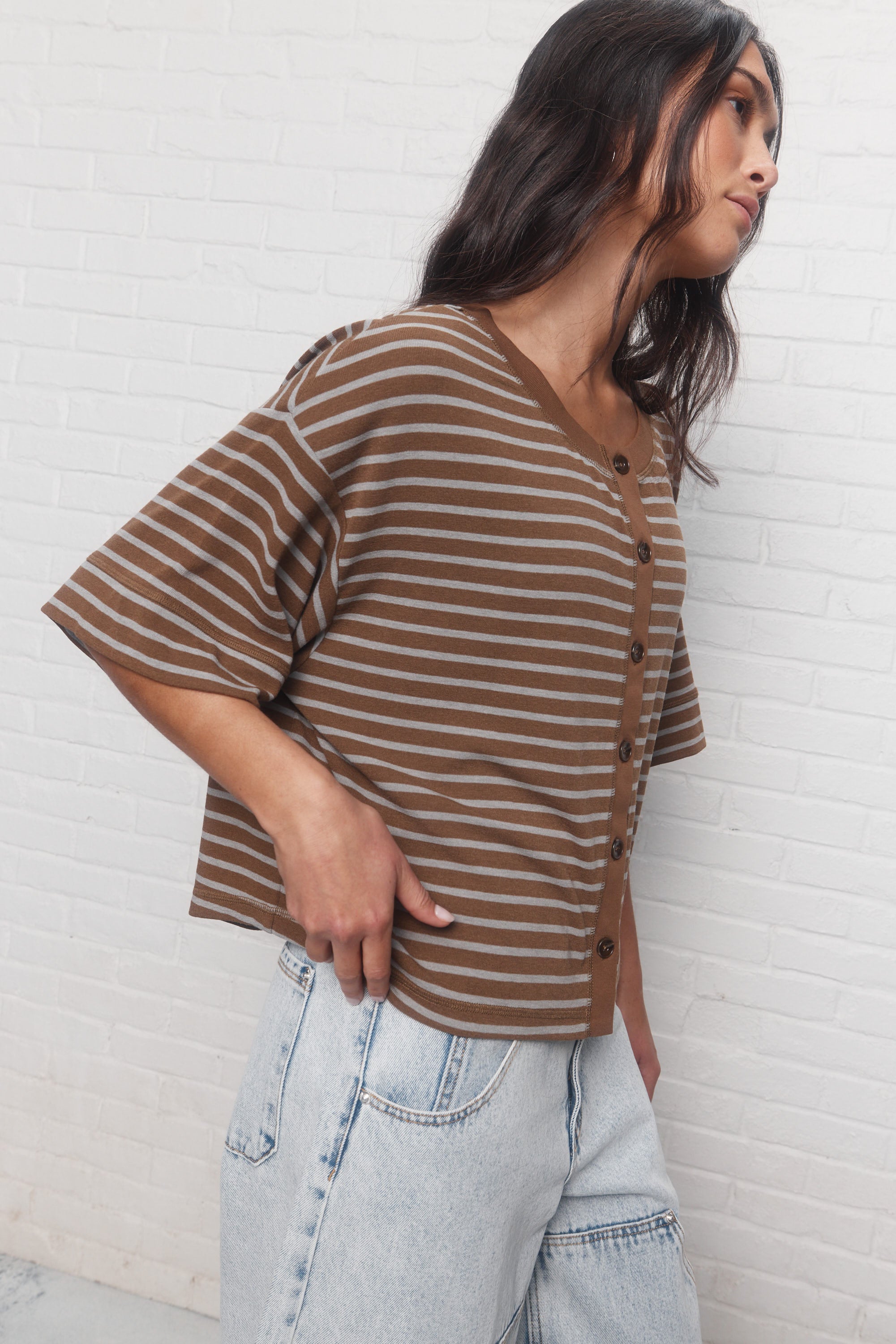 Crushed | Striped sweater