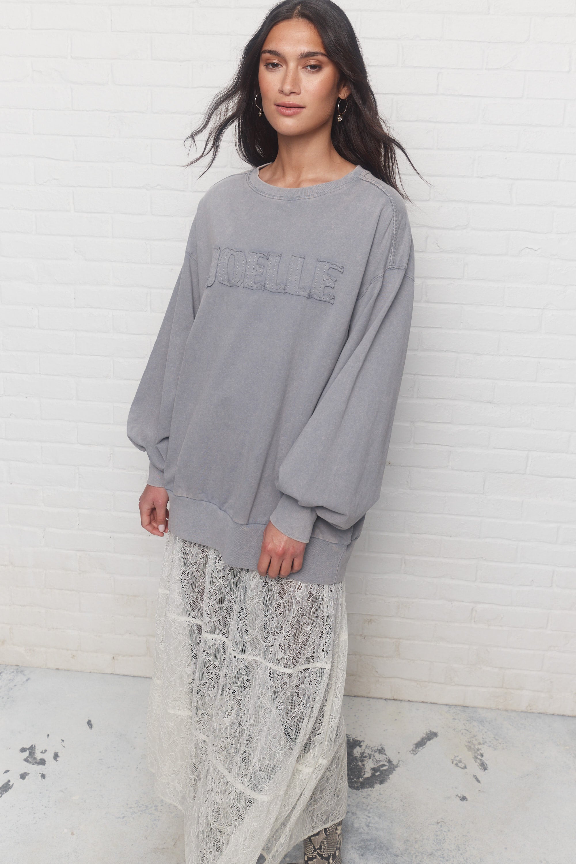 Diaz | Chandail bleu délavé