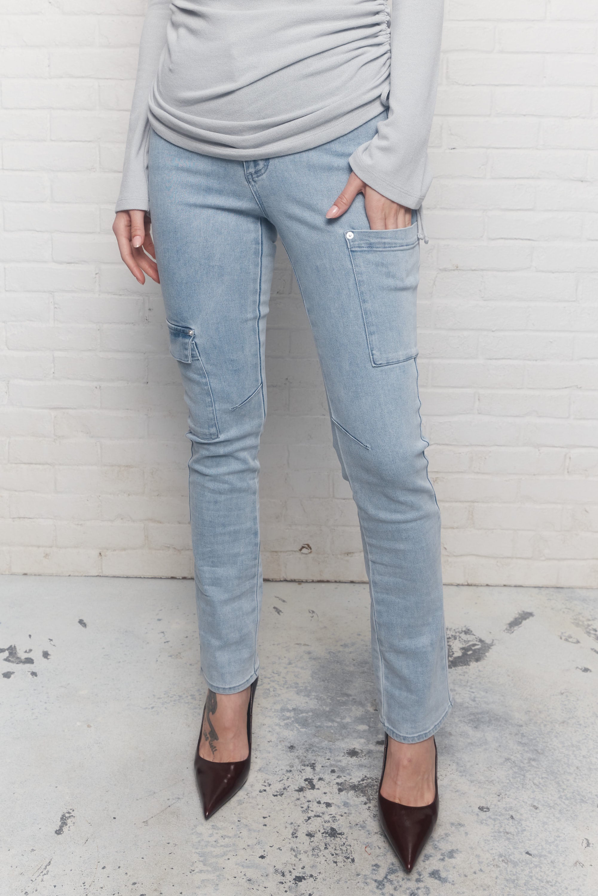 Fassety | Jean Bleu Pâle Délavé