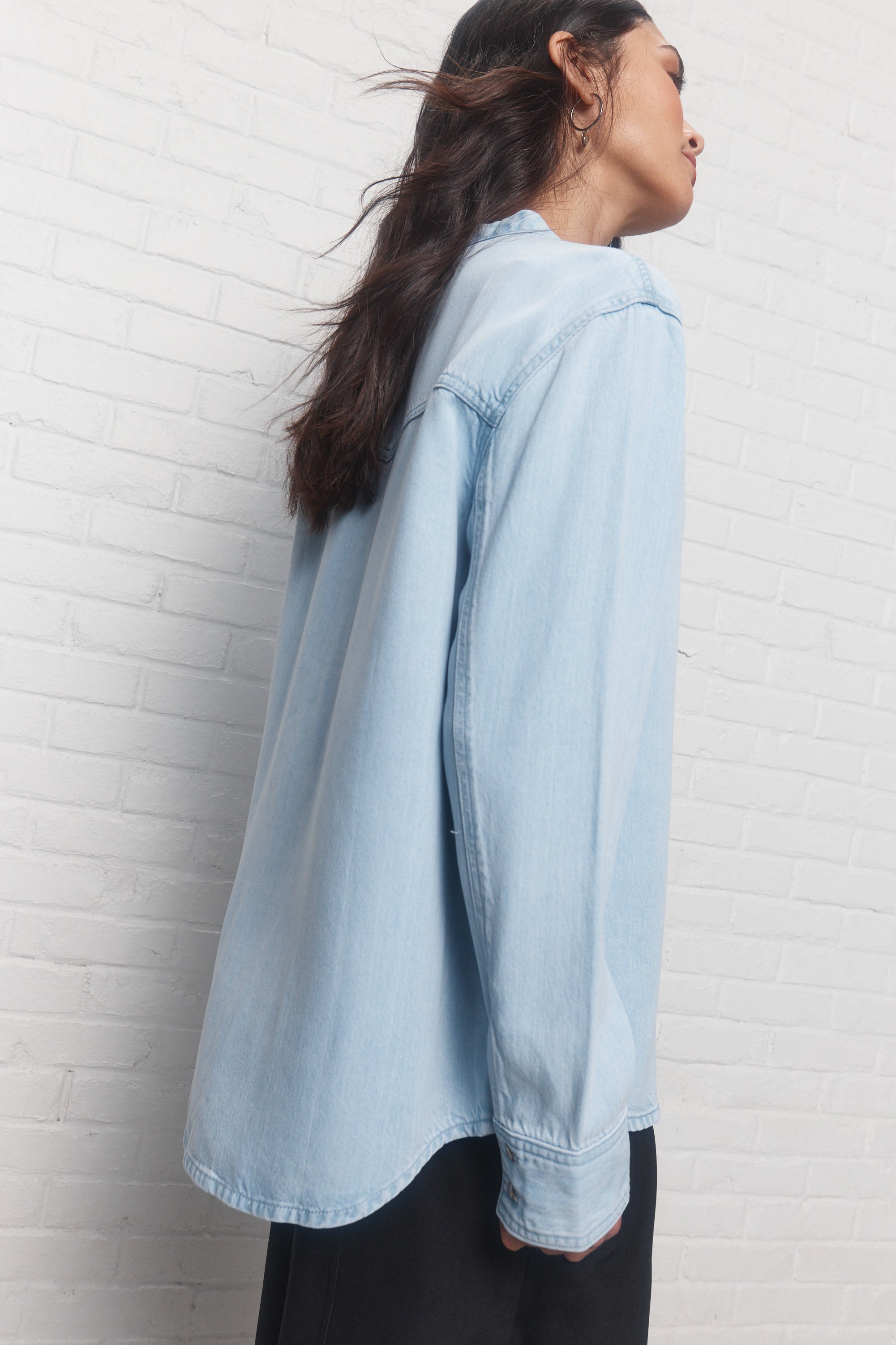 Gala | Chemise bleu délavé