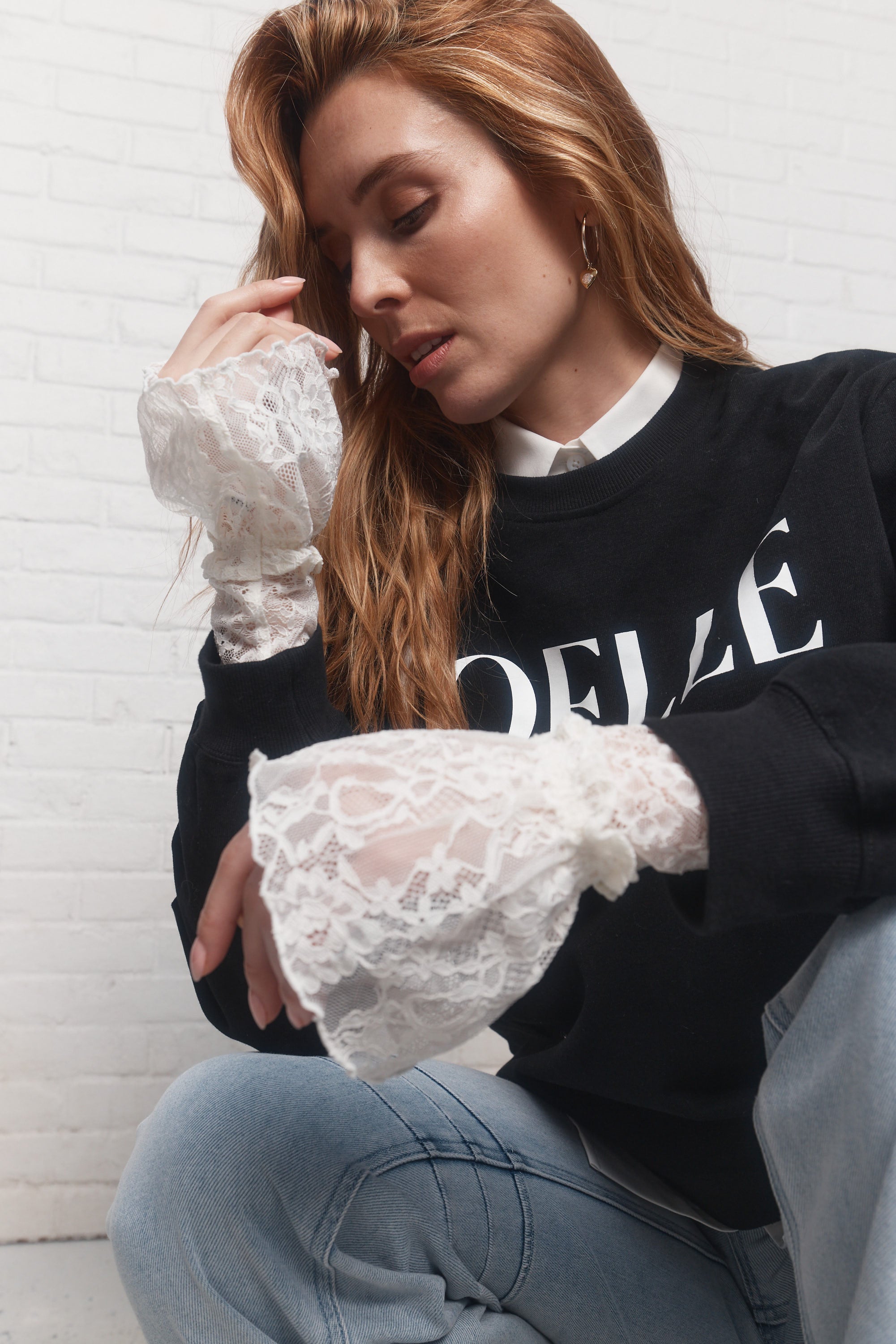 Hexa | Manchettes de poignets Crème