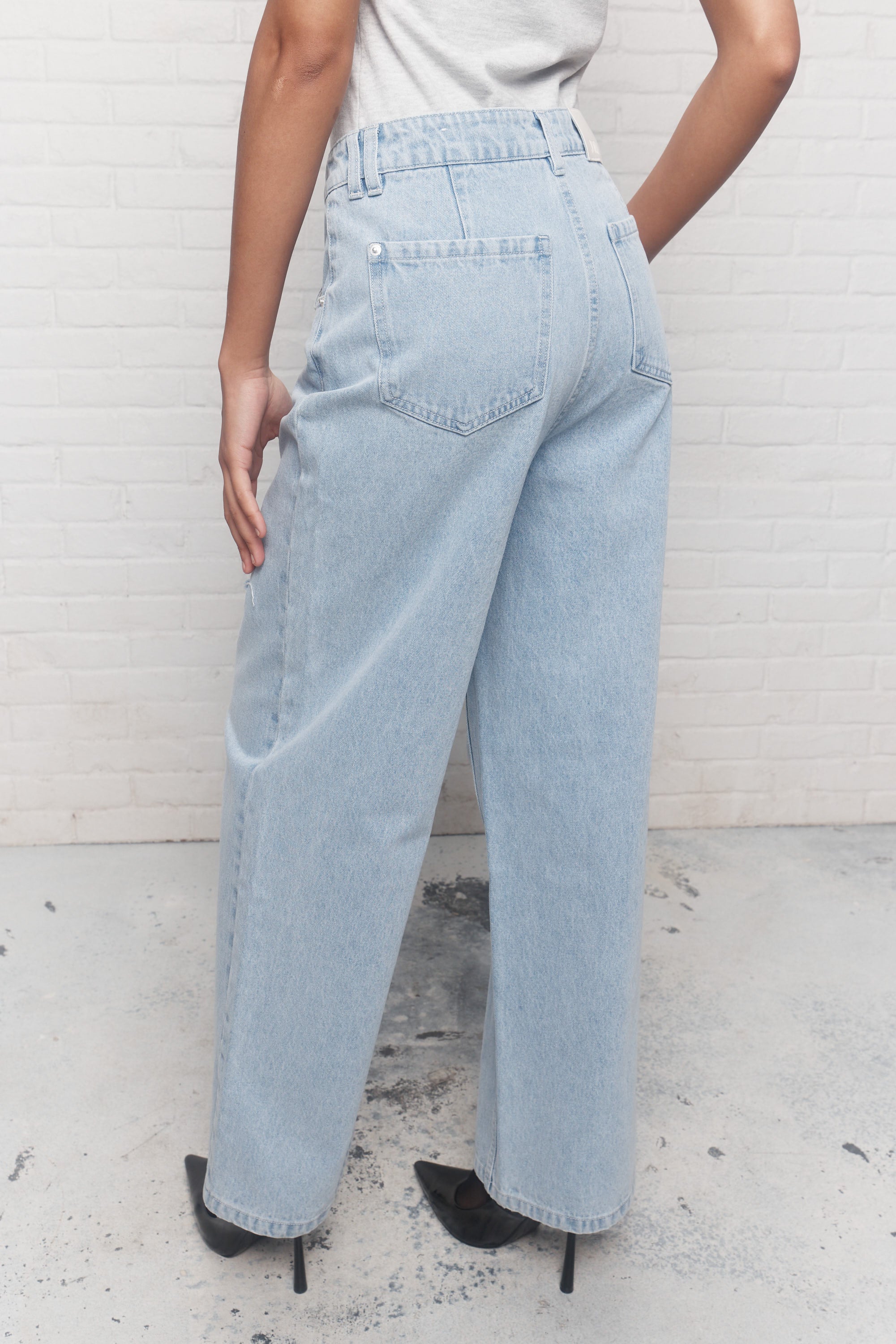 Lux | Jean bleu pâle délavé