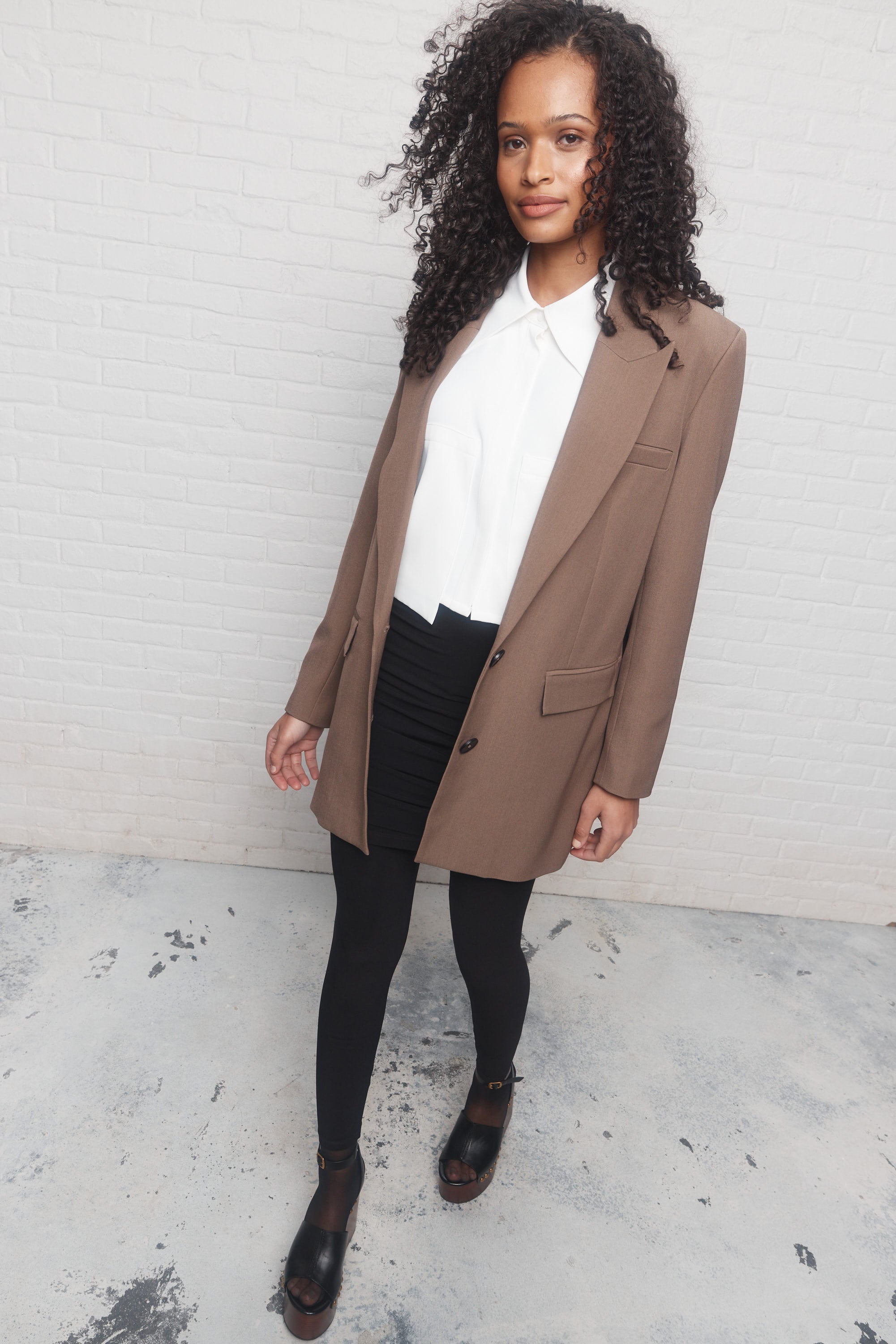 Mabel | Legging noir avec jupe intégrée