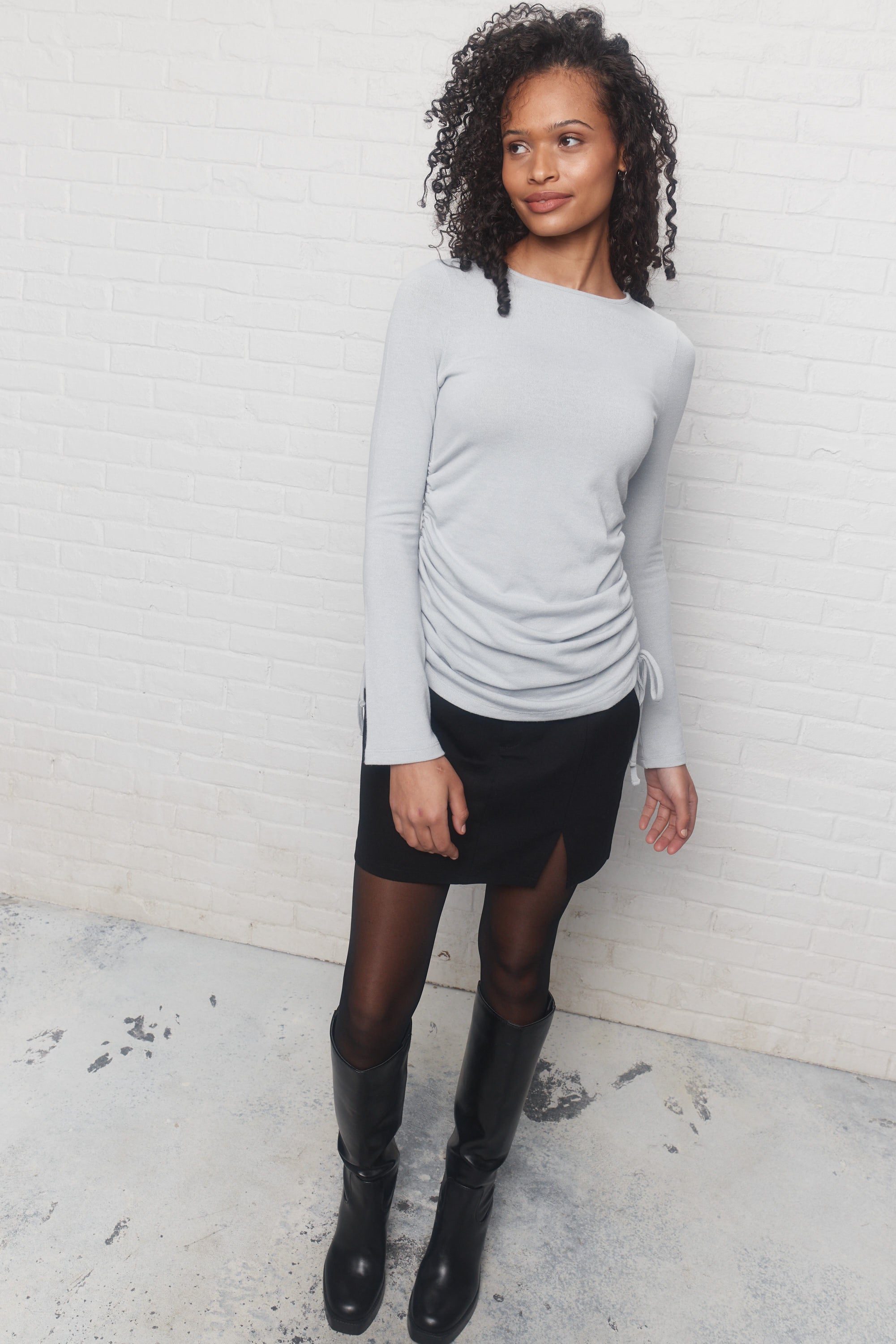 Missy | Chandail gris