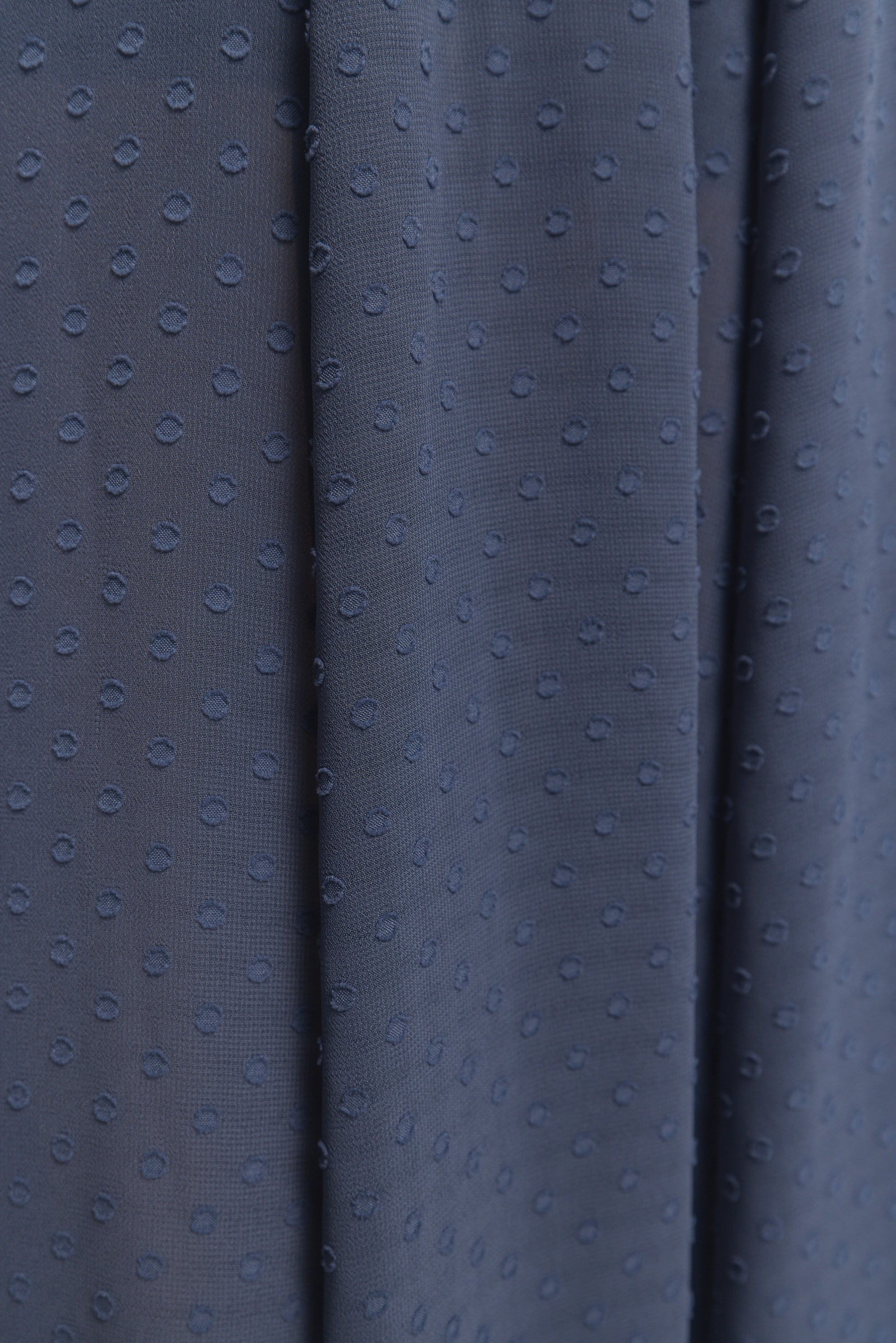 Nika | Jupe longue bleu-grise plissée