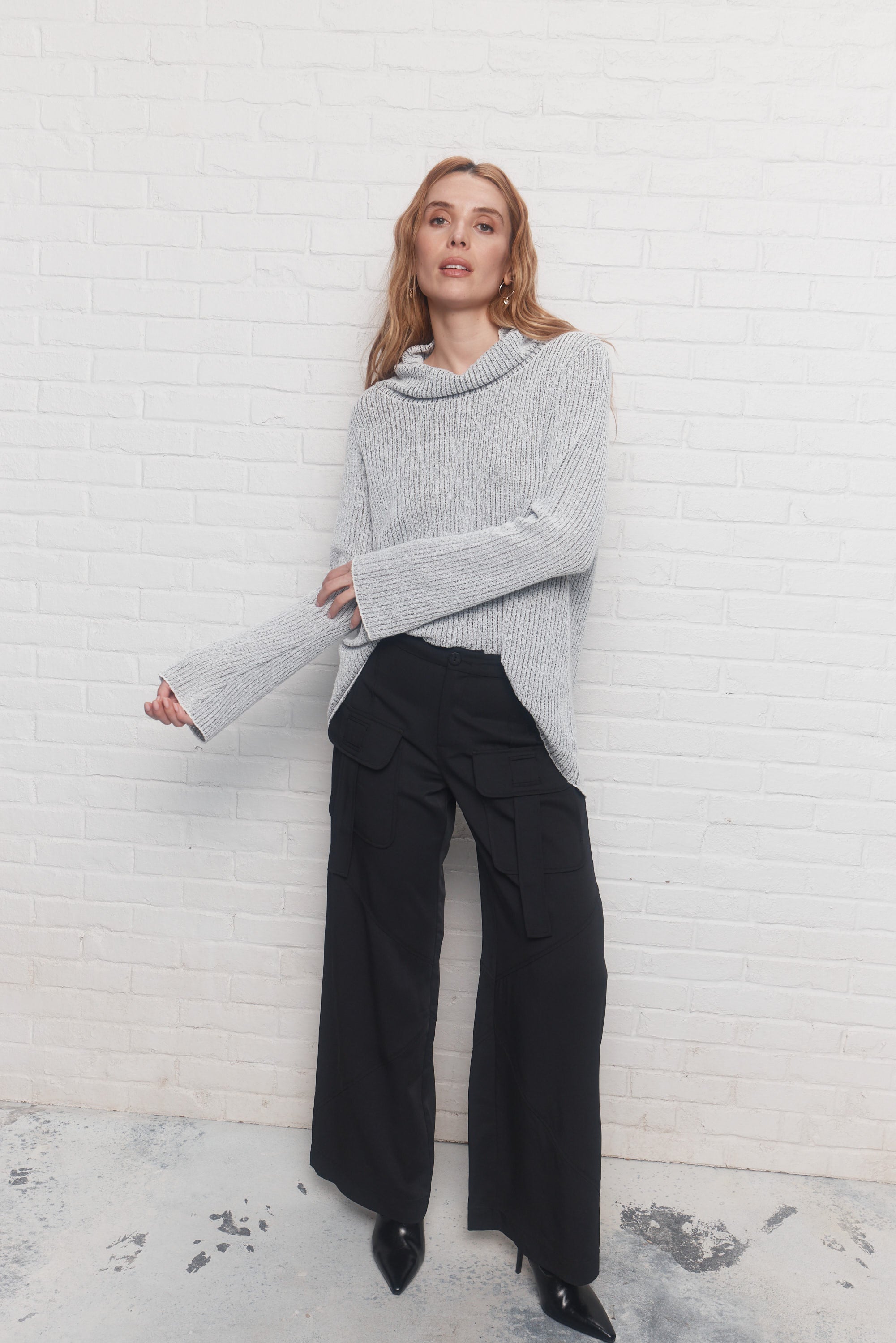 Nomo | Black Wide Leg Pants