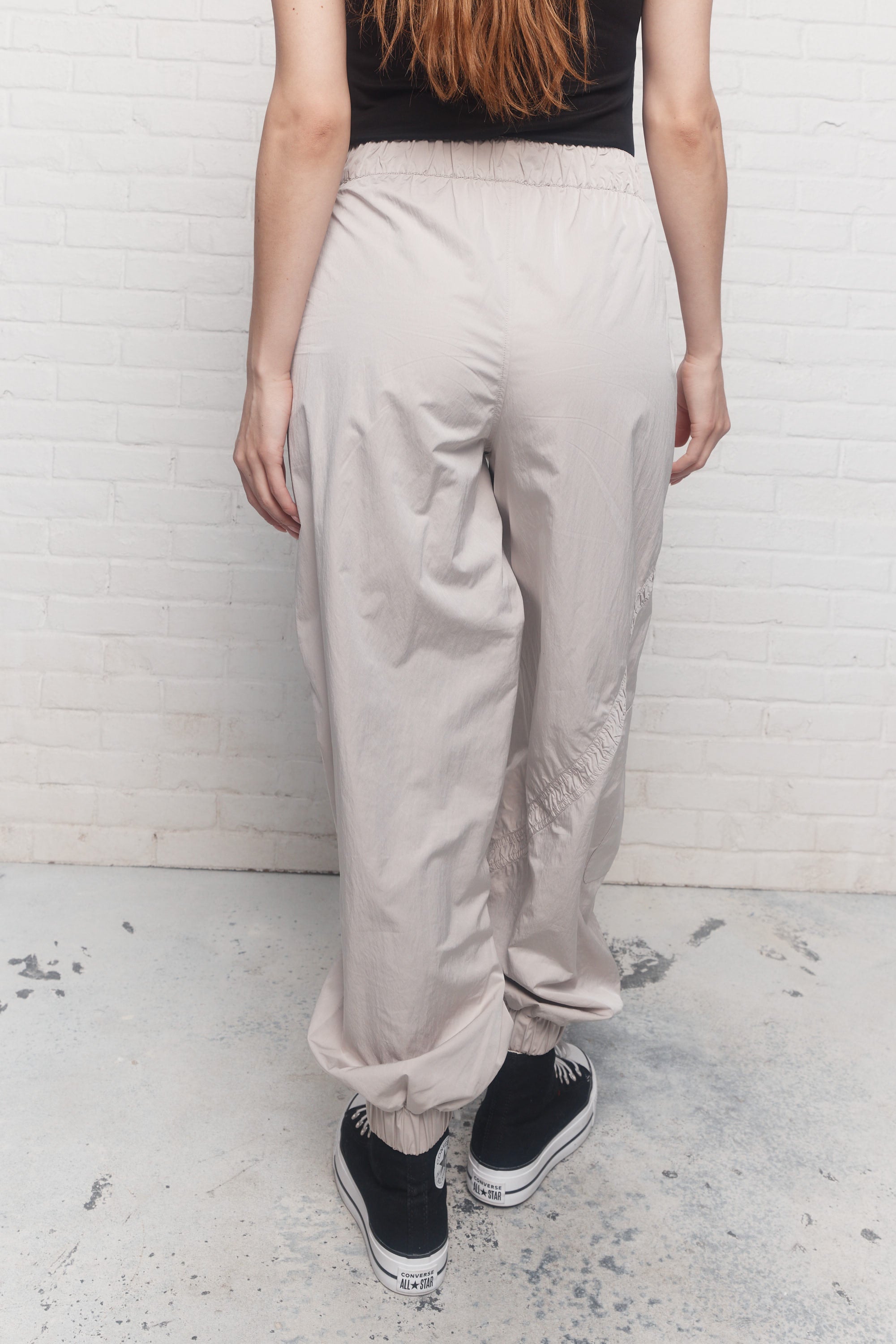 Rainy | Loose pale gray pants