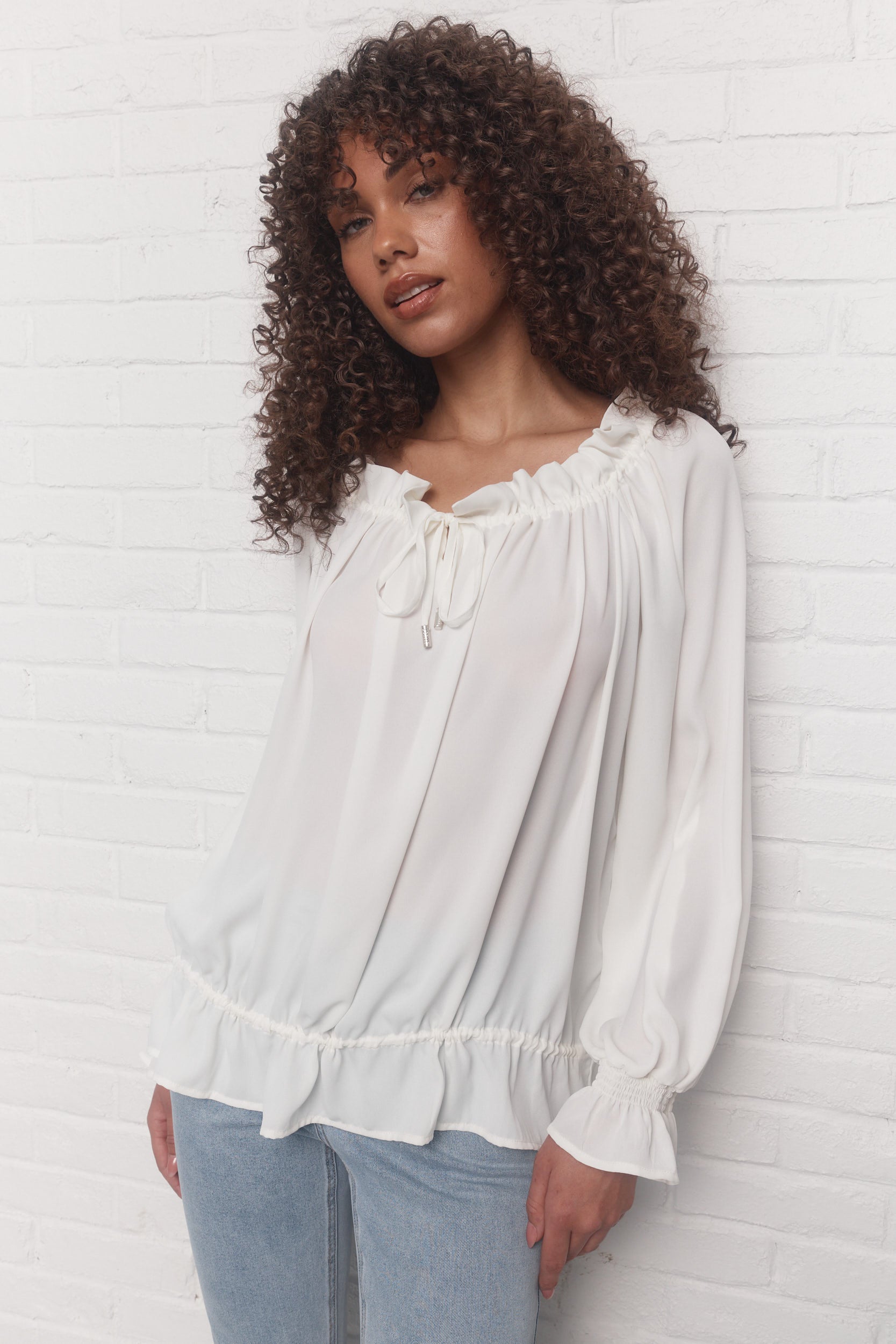 Apollo | Cream blouse