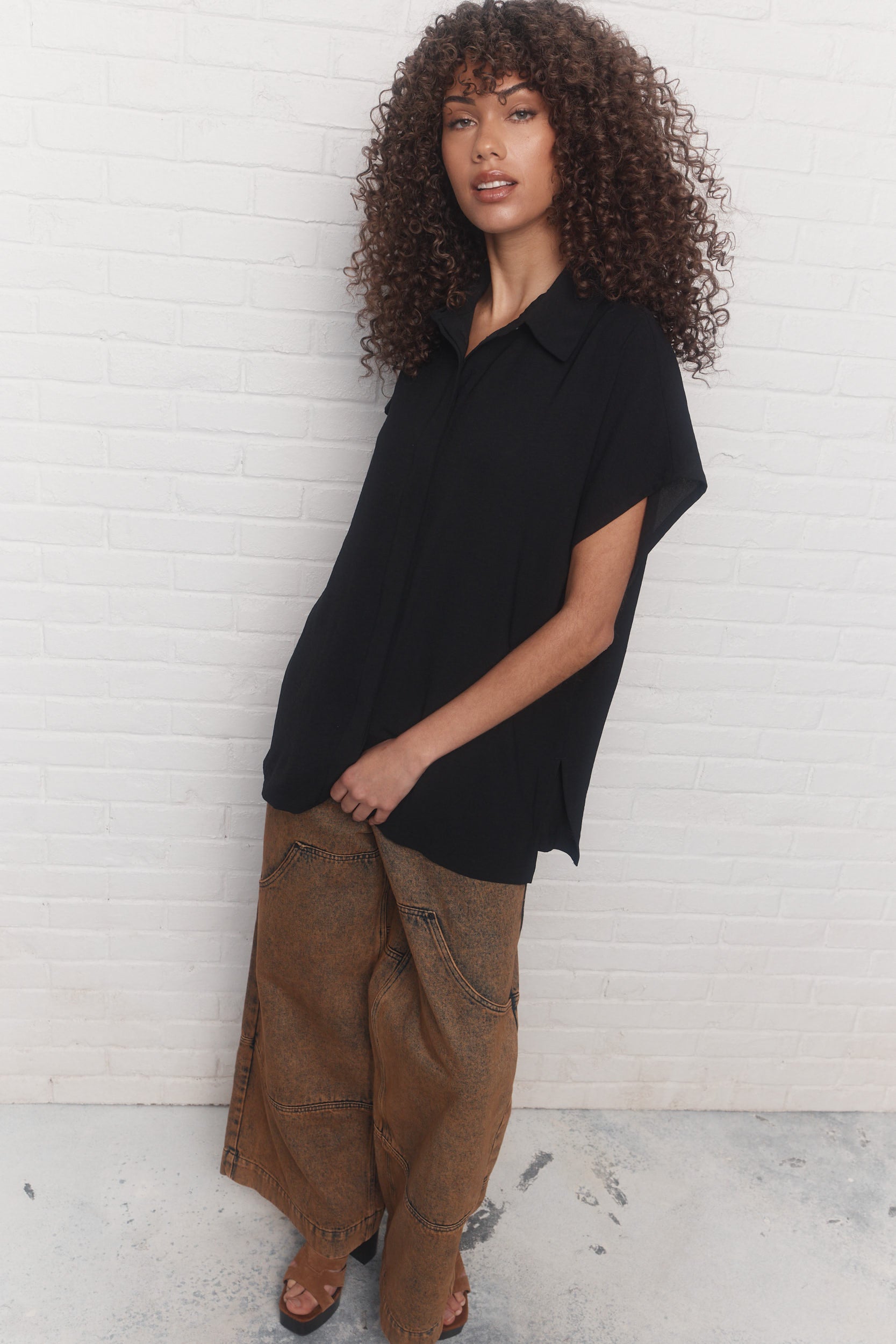 Brian | Blouse noire