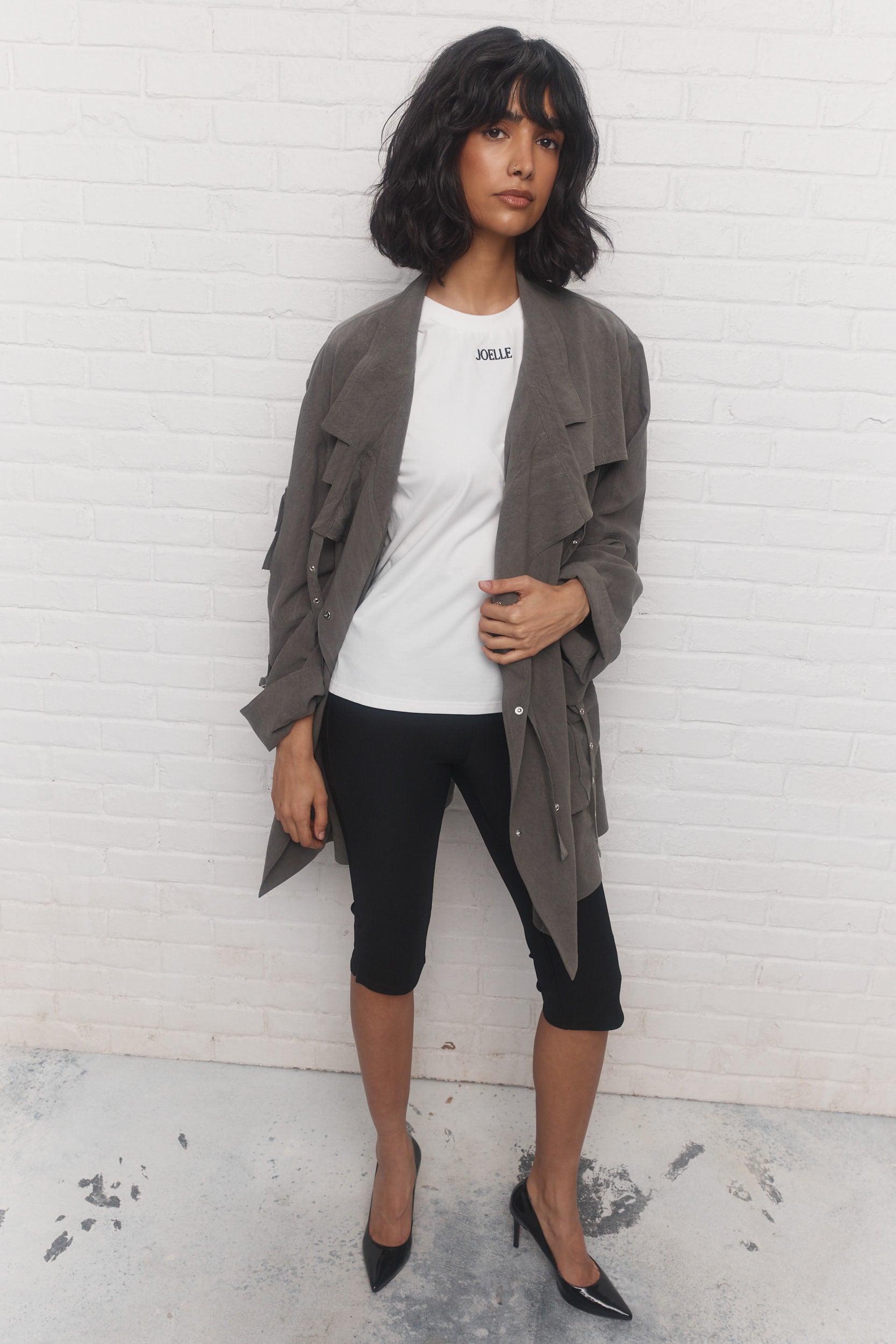 Cypress | Pantalon capri noir