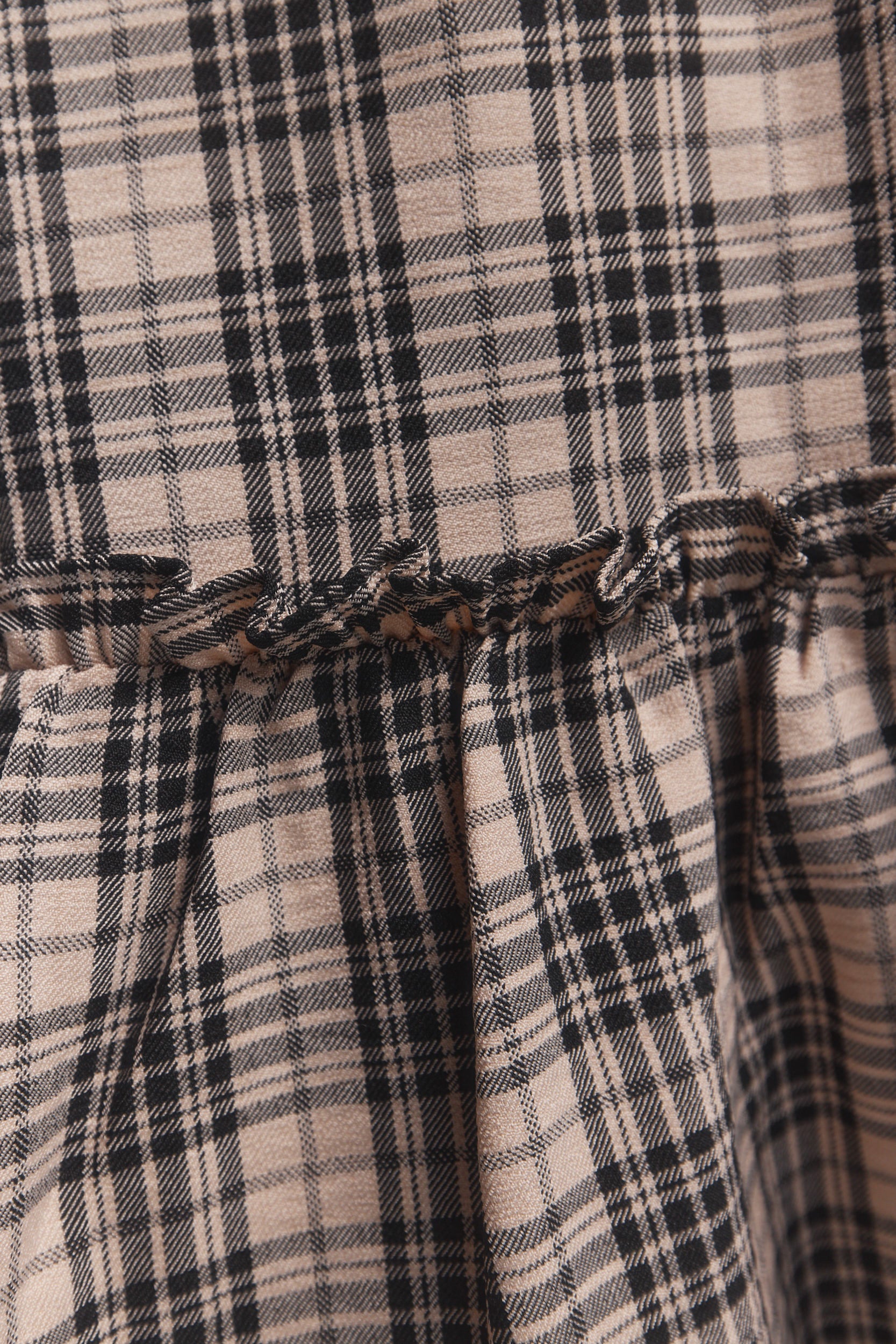 Diem | Beige Plaid Skirt