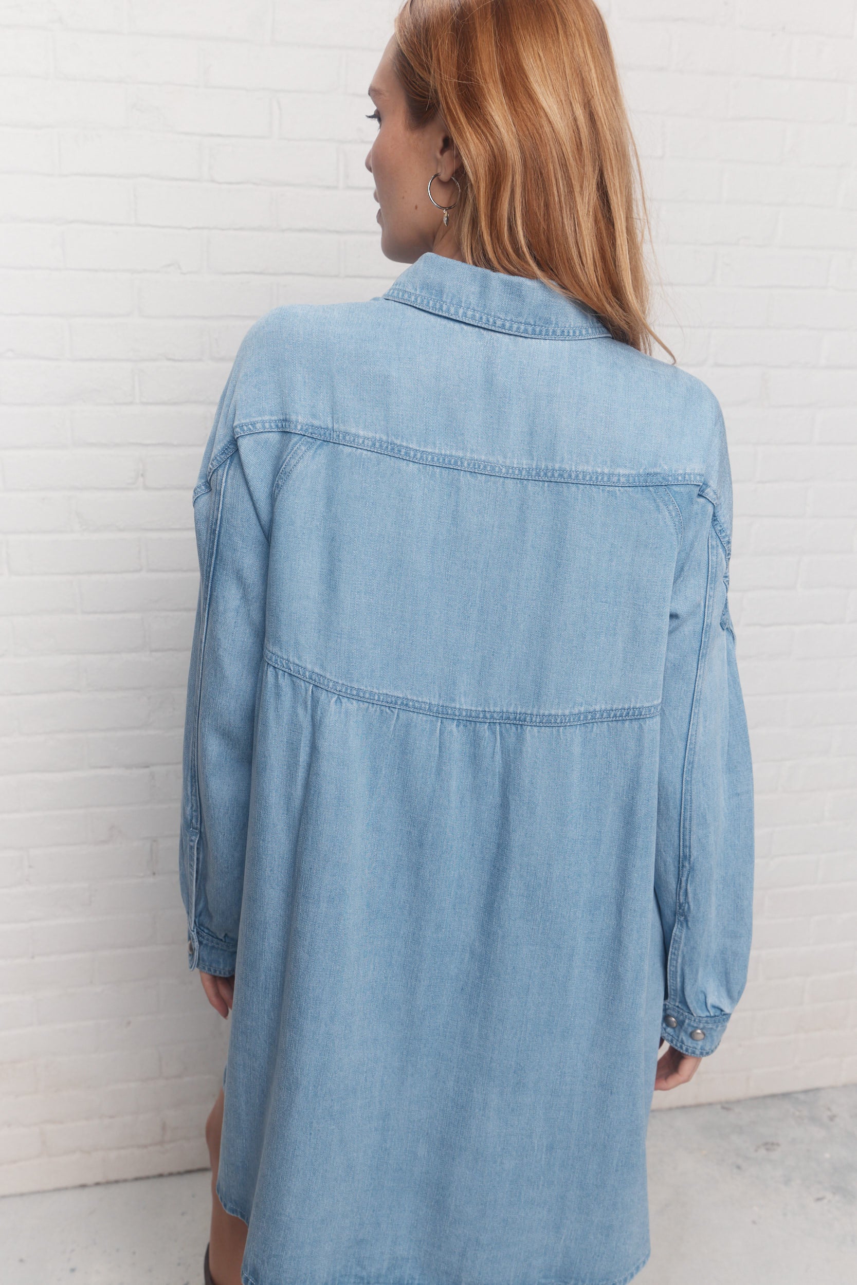 Jolene | Robe bleu délavé