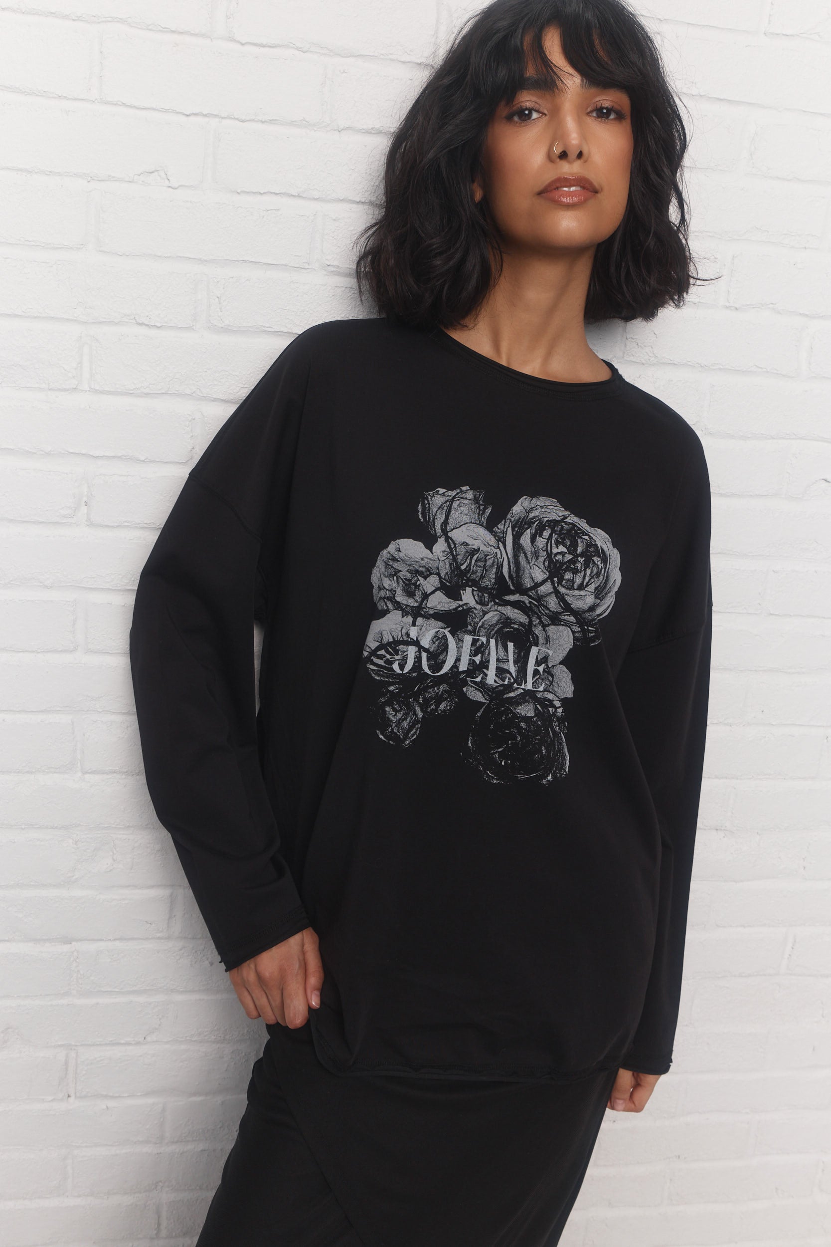 Lillow | Chandail noir délavé