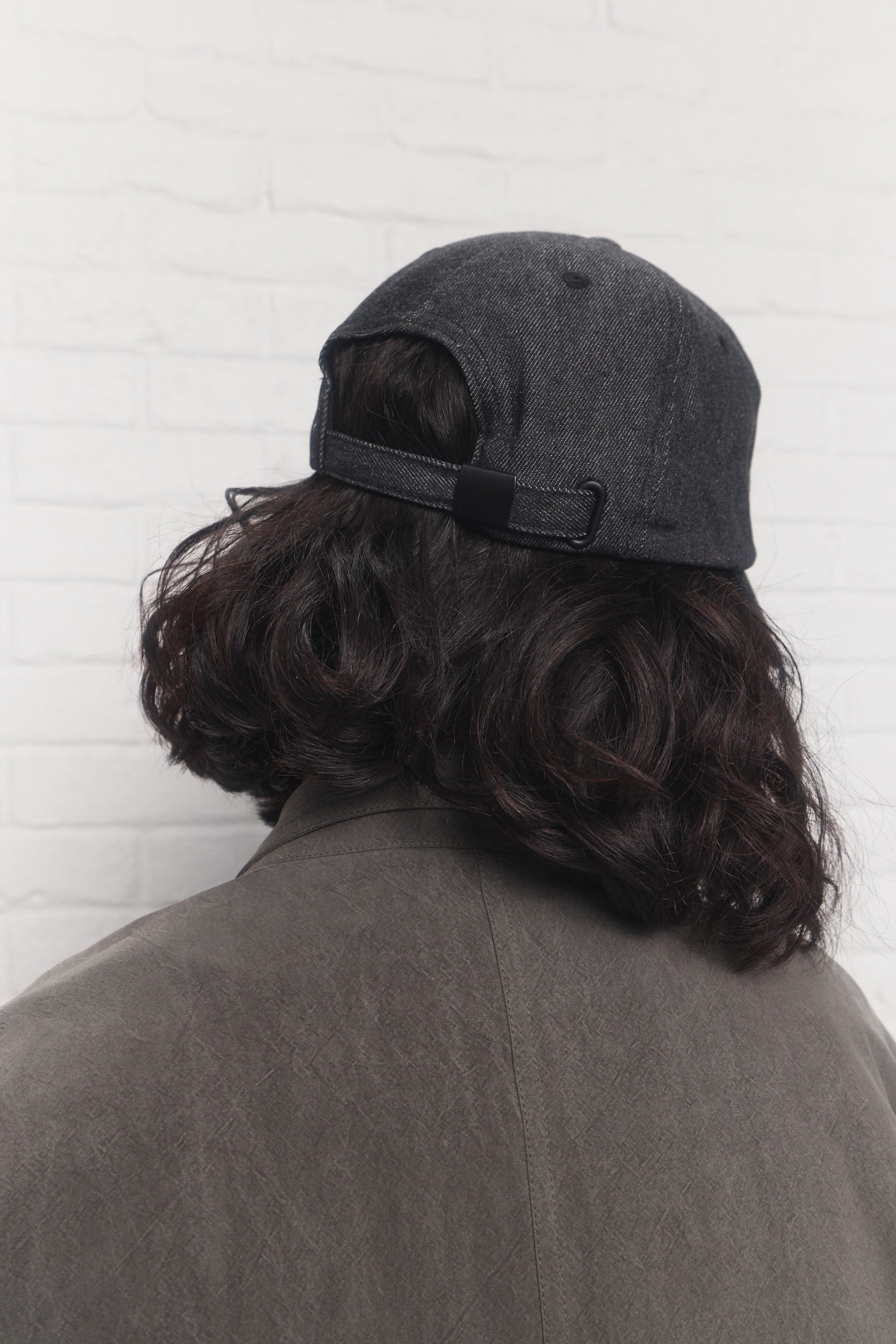 Lucille | Casquette noire délavée