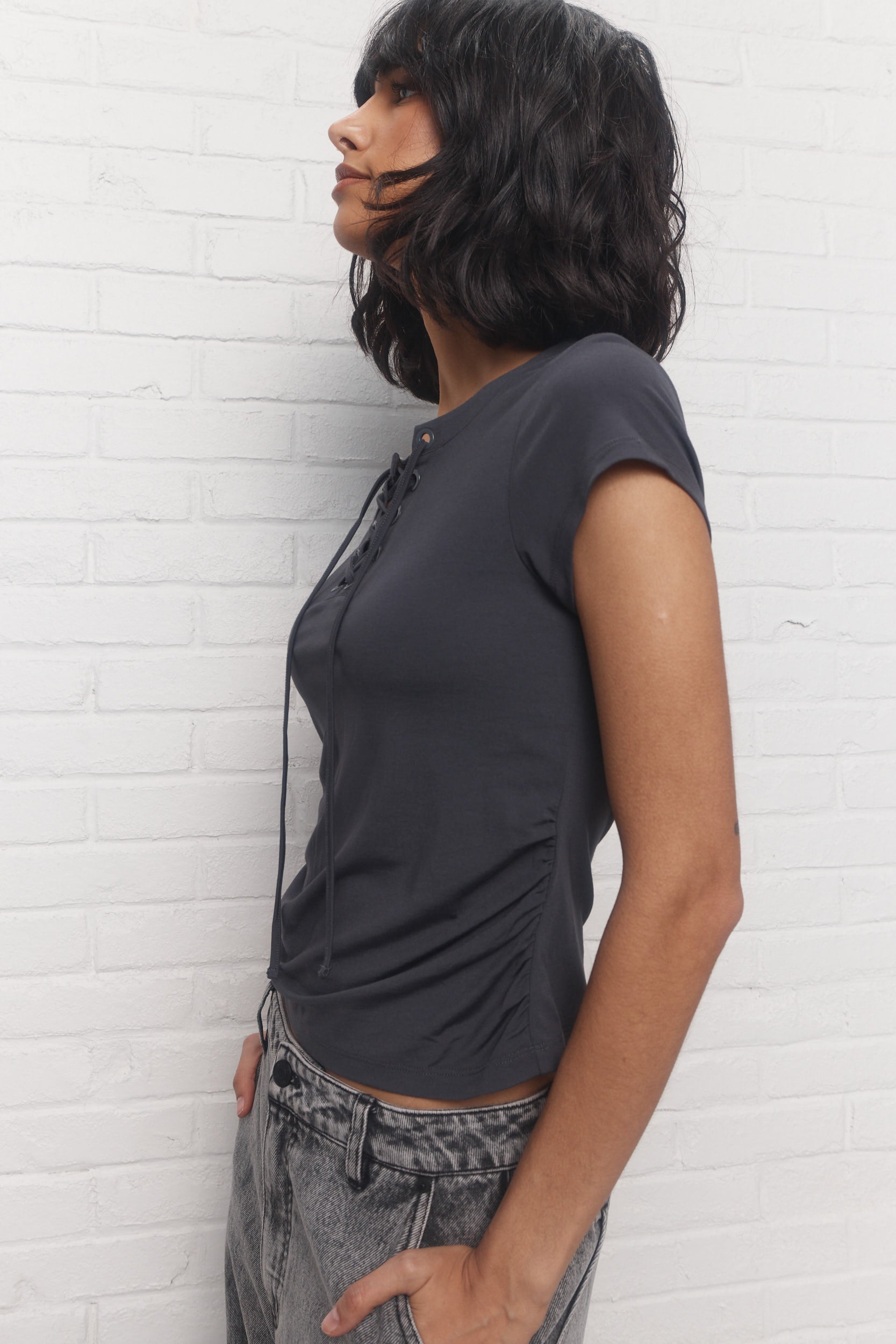 Nation | Dark grey t-shirt