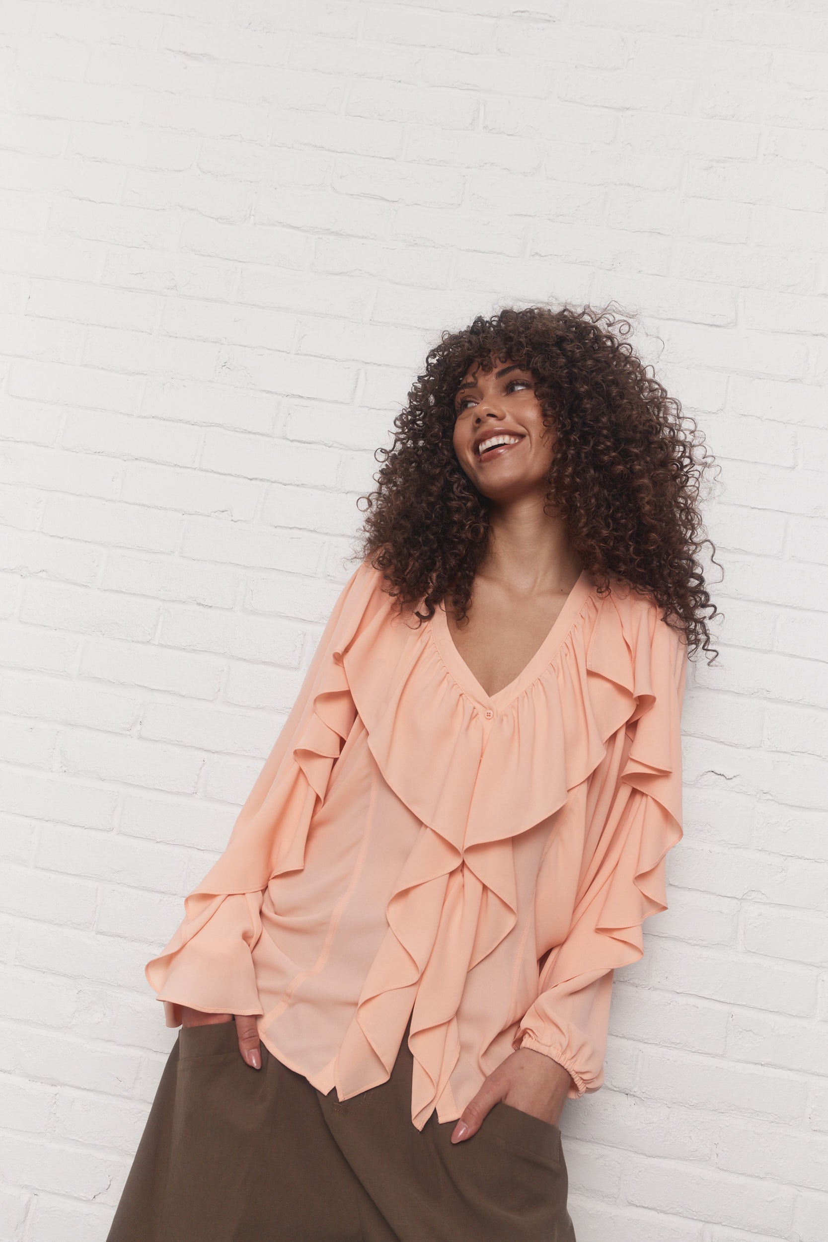 Osdal | Peach Pink Blouse