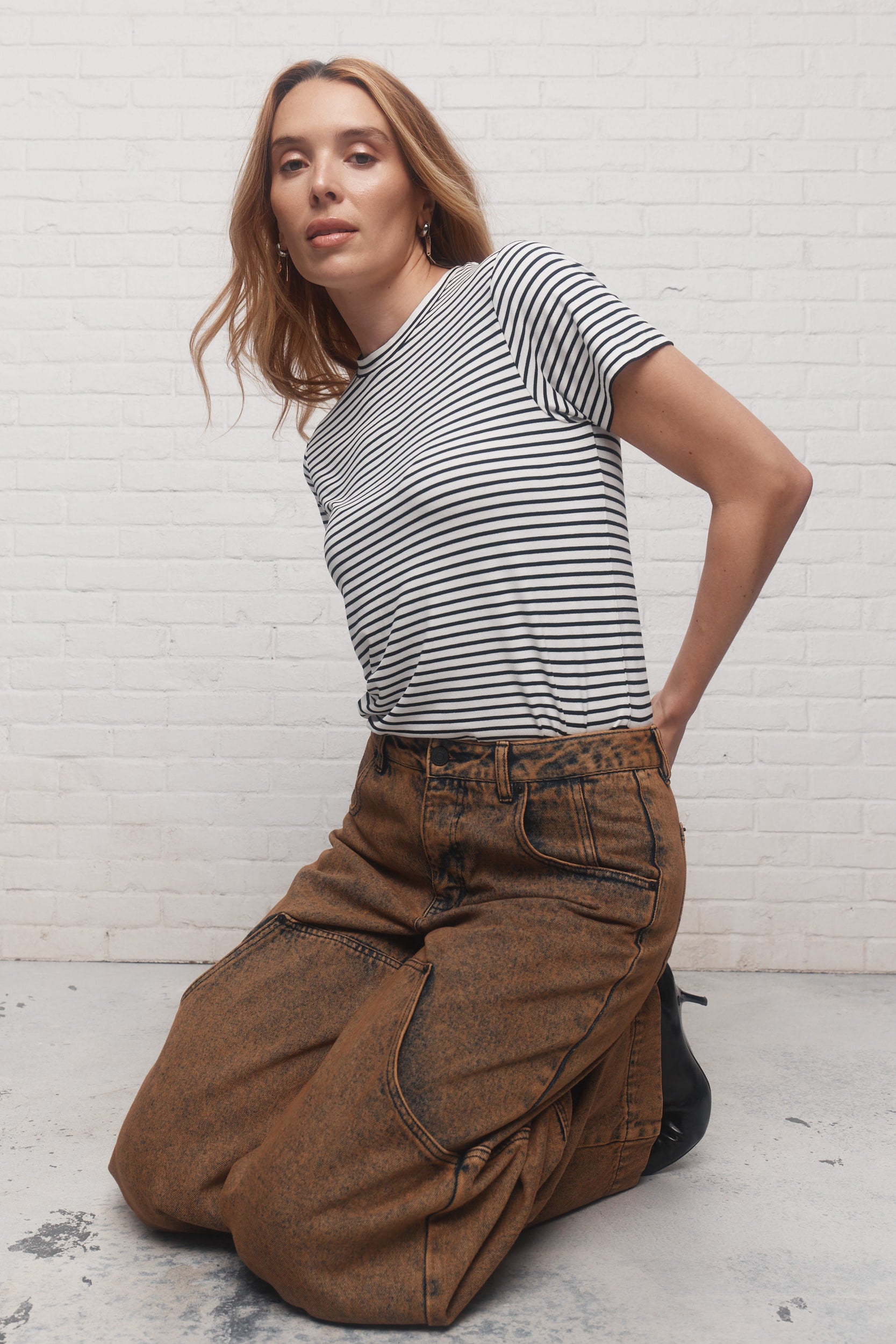 Samie | T-shirt rayures noires