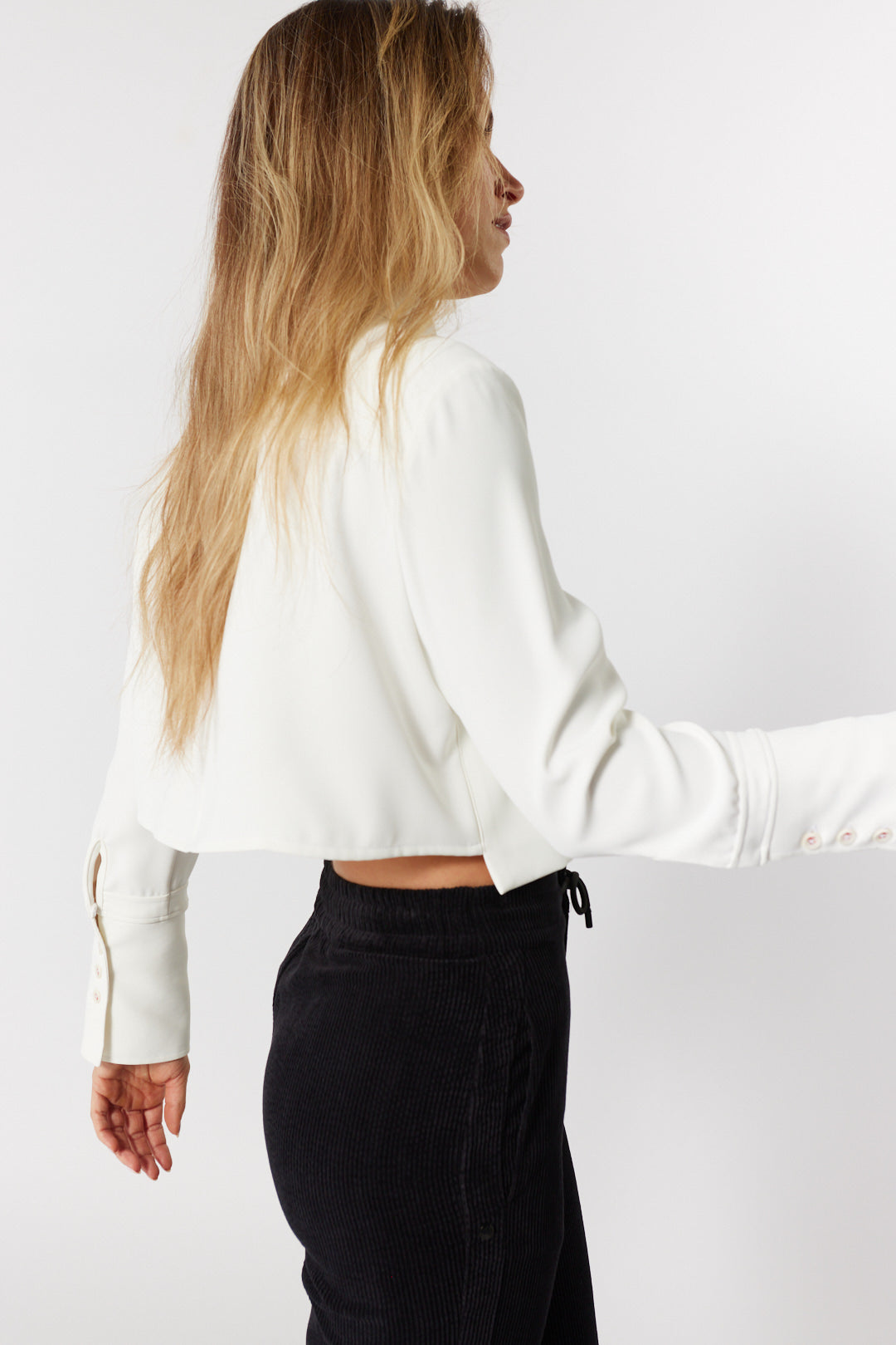 Chemise courte blanche | Britta