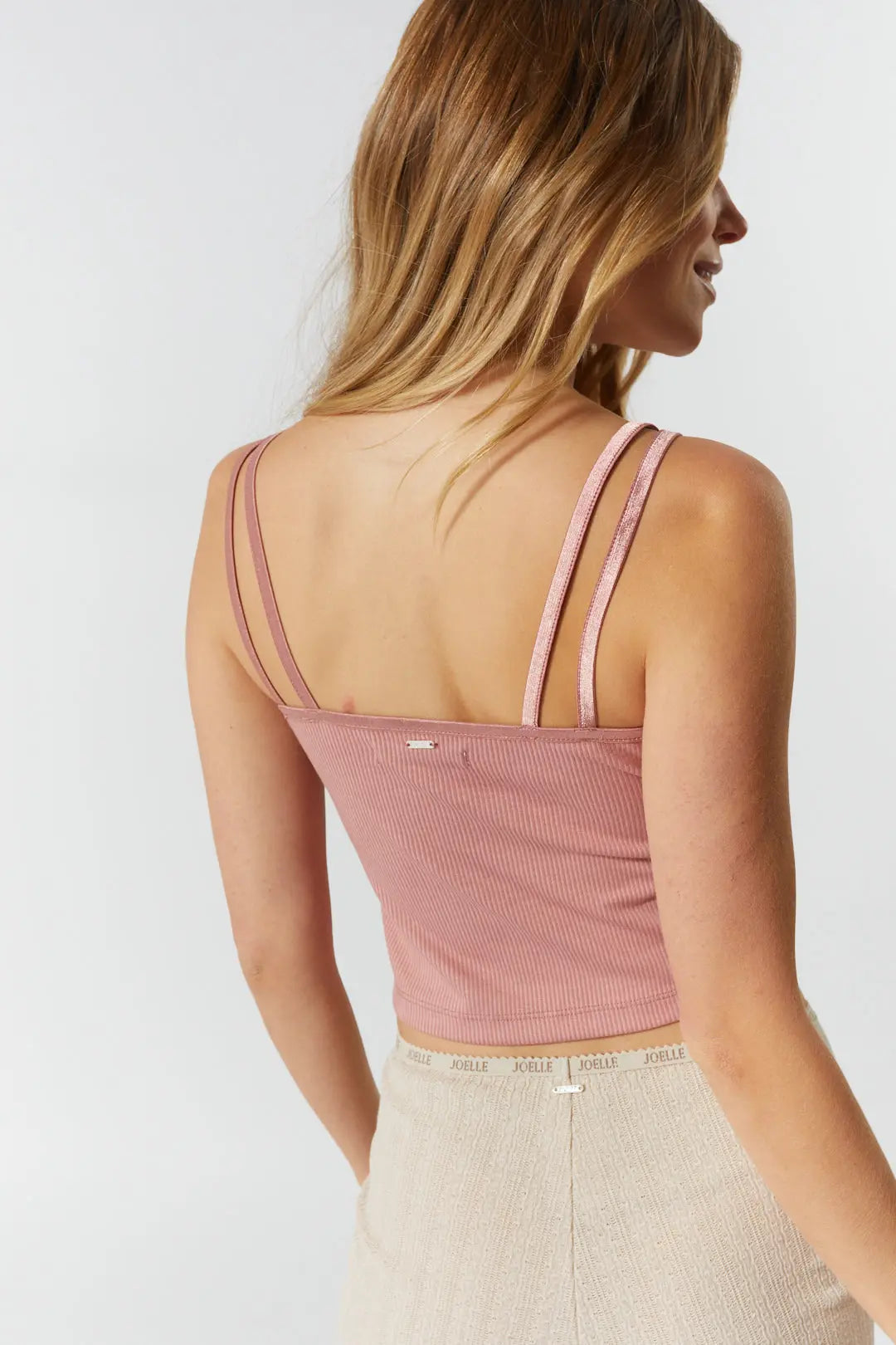 Camisole détente rose texturée | North JOELLE Collection