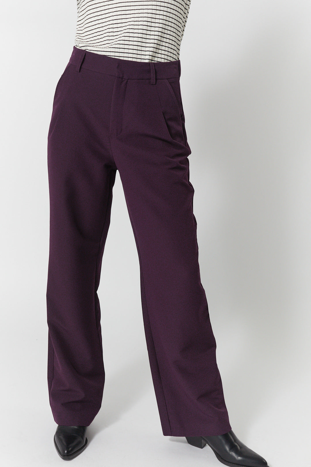 Dark purple pants | Andrew