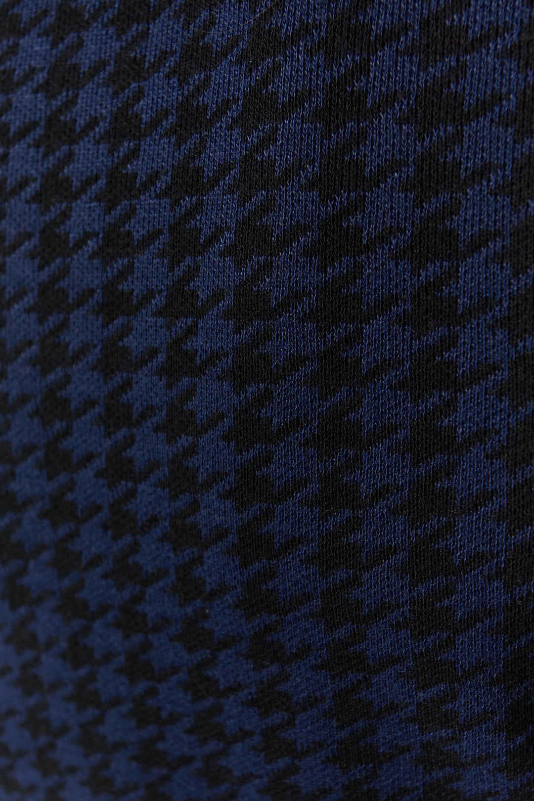 Chandail bleu-noir à motifs pied-de-poule | Nash