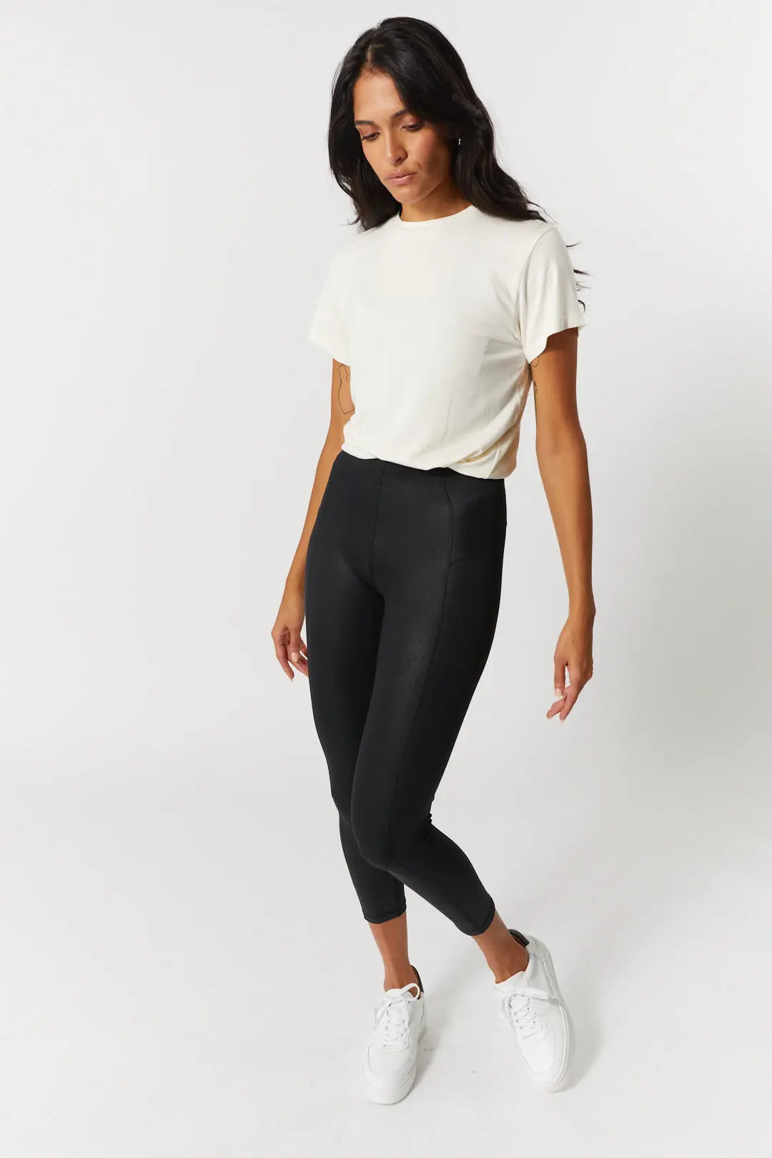 Legging noir 7/8 taille haute