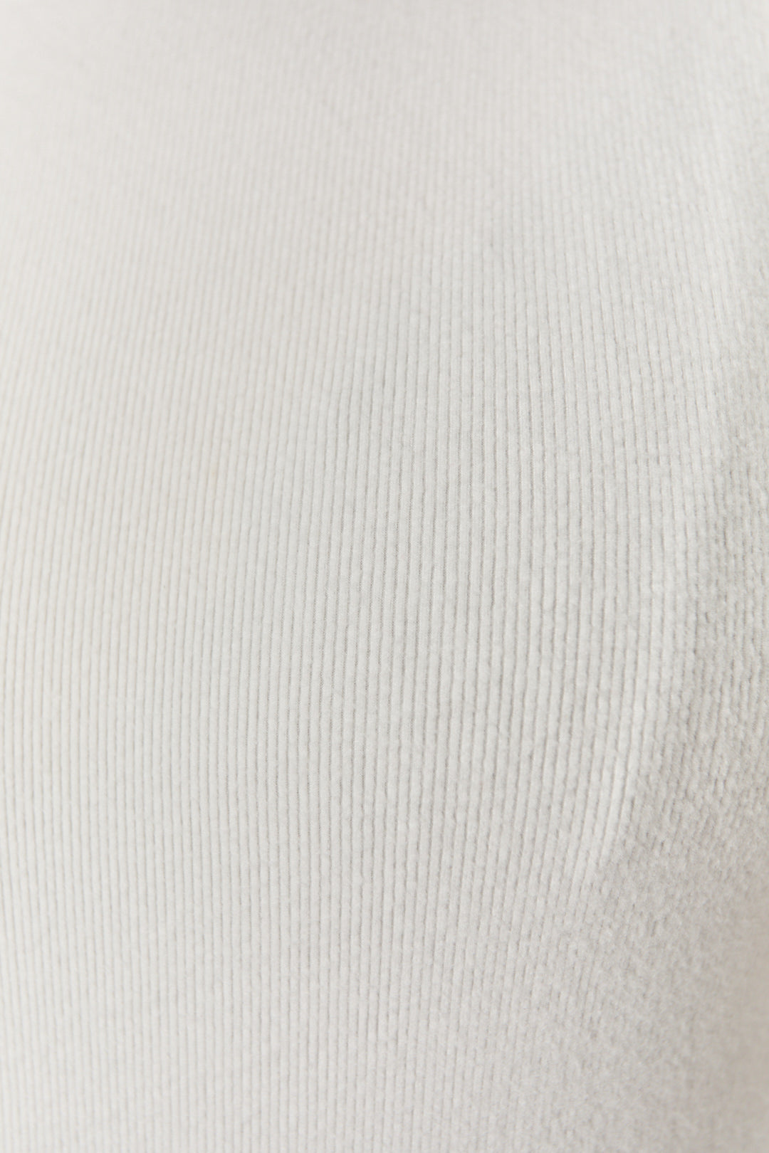 White Textured Round Neck Cami | Louise