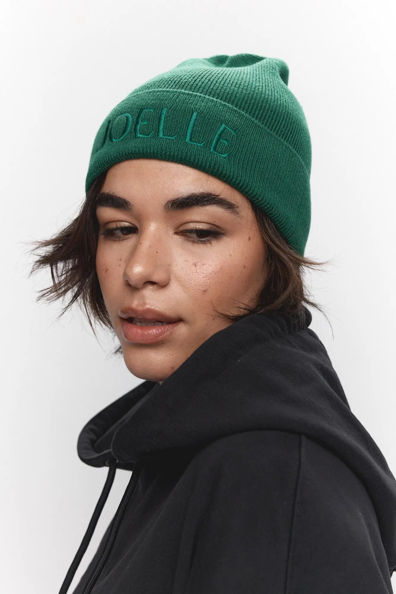 Tuque verte en tricot | Ramone JOELLE Collection