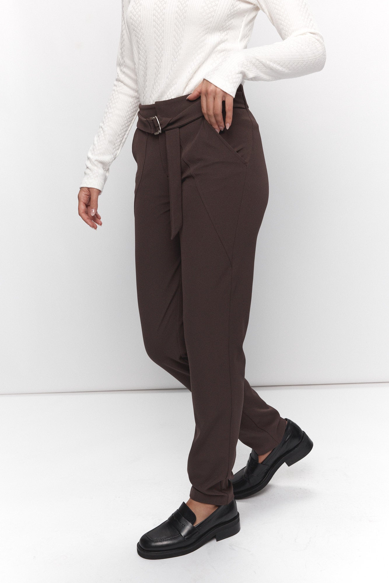 Pantalon marron | Florane