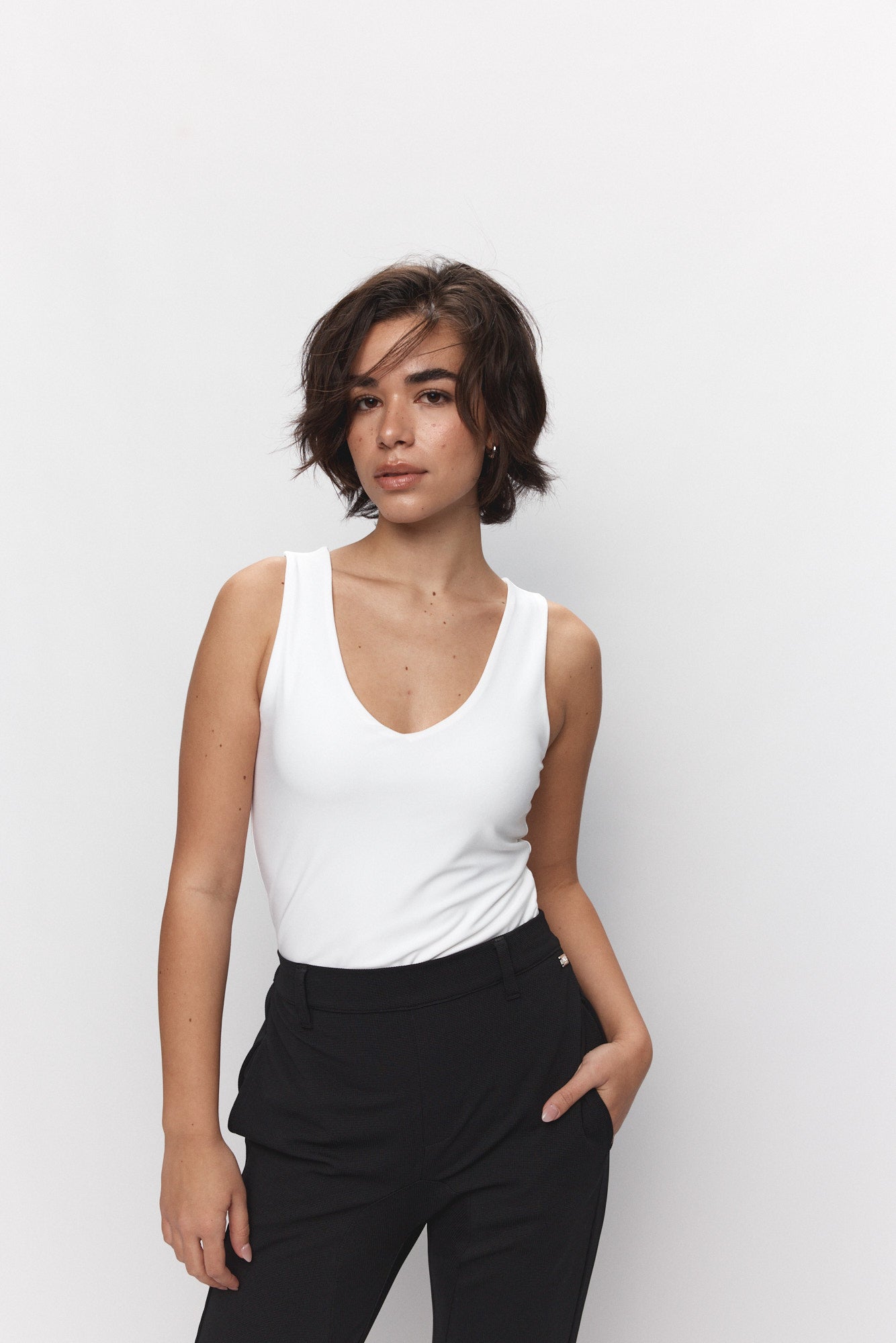 Camisole blanche | Maureen JOELLE Collection