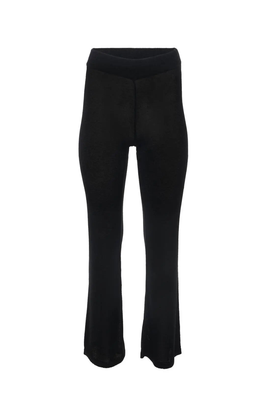 Pantalon noir en tricot | Lipa JOELLE Collection