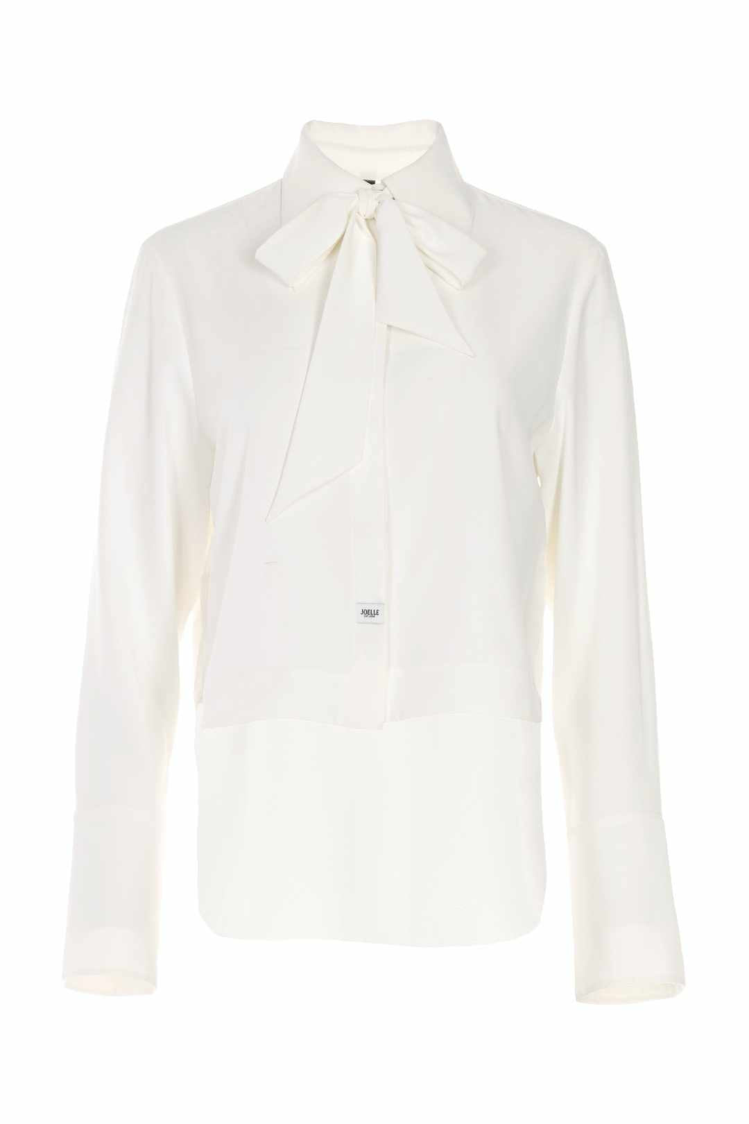 Short white long-sleeved shirt | Jones