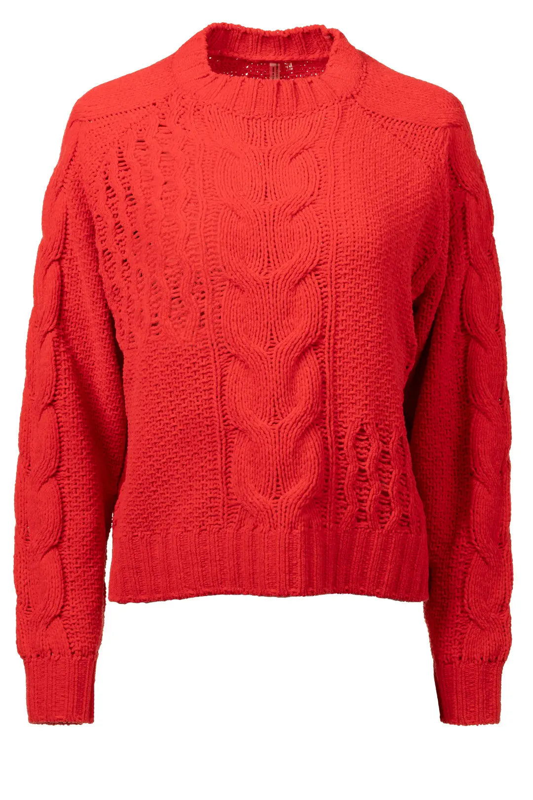 Clement | Pull tricot rouge JOELLE Collection