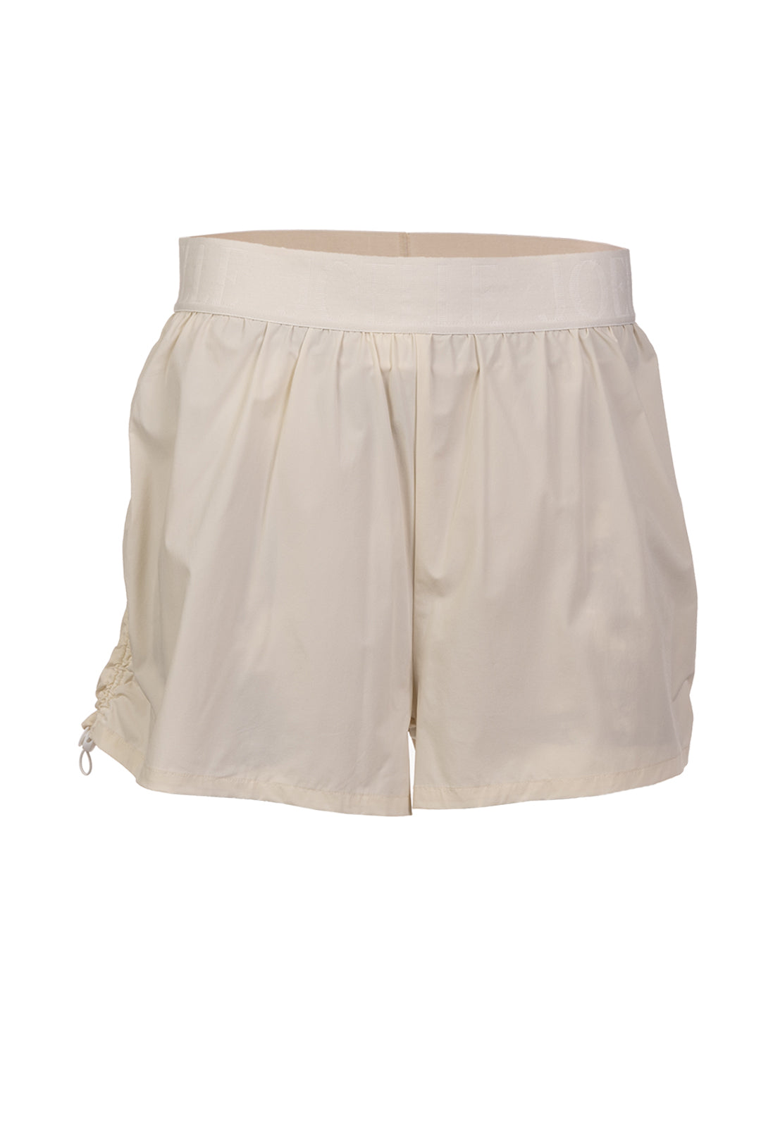 Beige 2 in 1 elasticated waist shorts | Freja