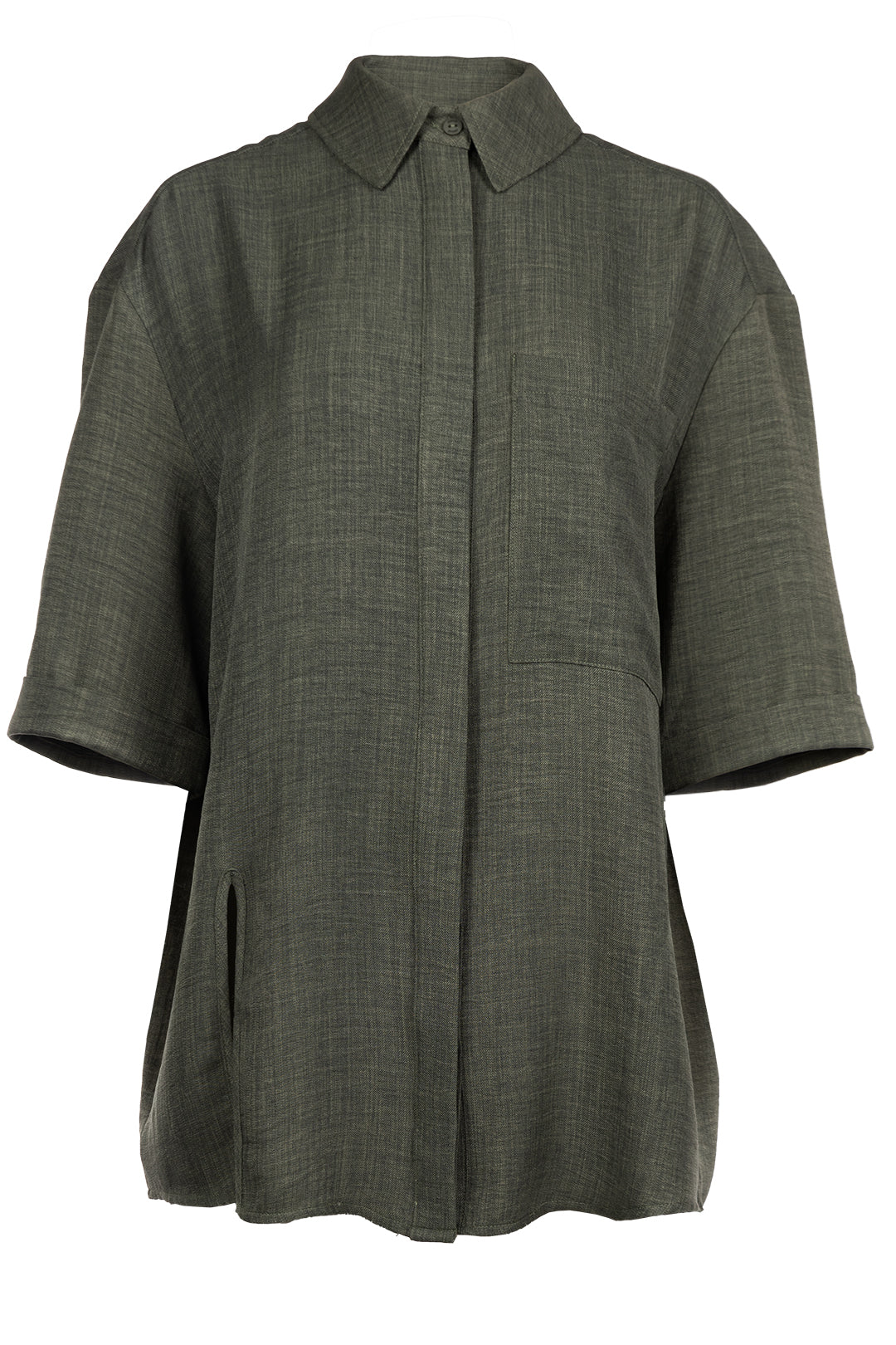 Chemise vert-kaki | Arianne JOELLE Collection