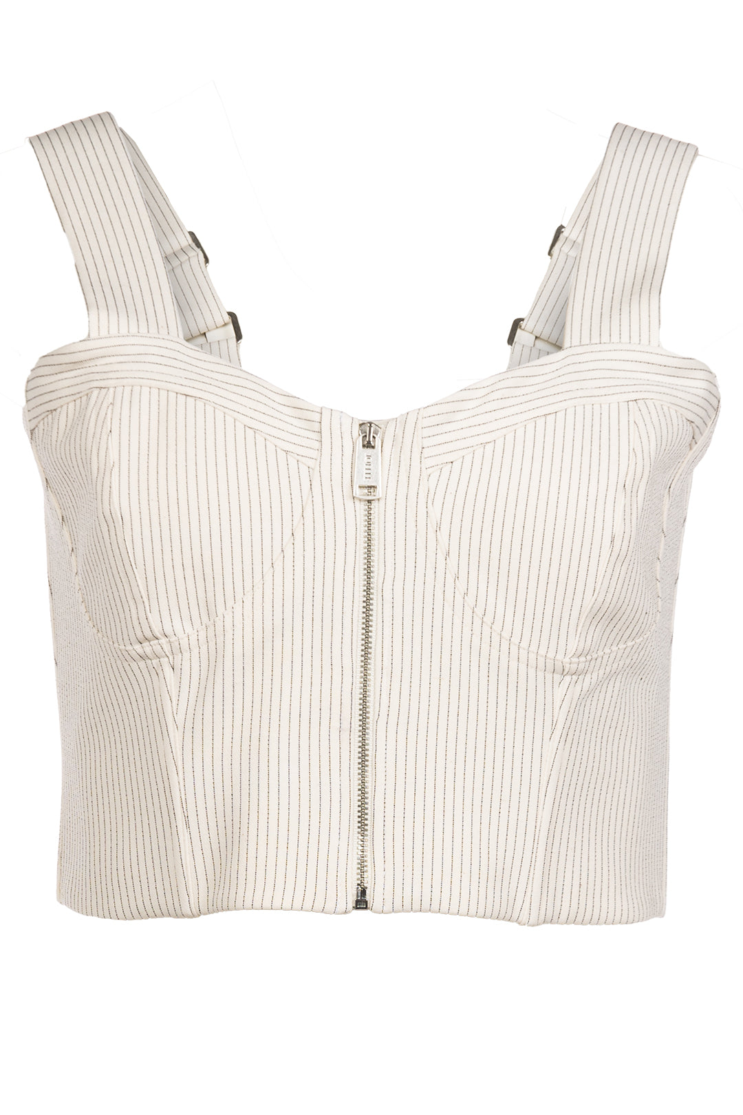 Camisole ivoire avec rayures  | Sydney JOELLE Collection