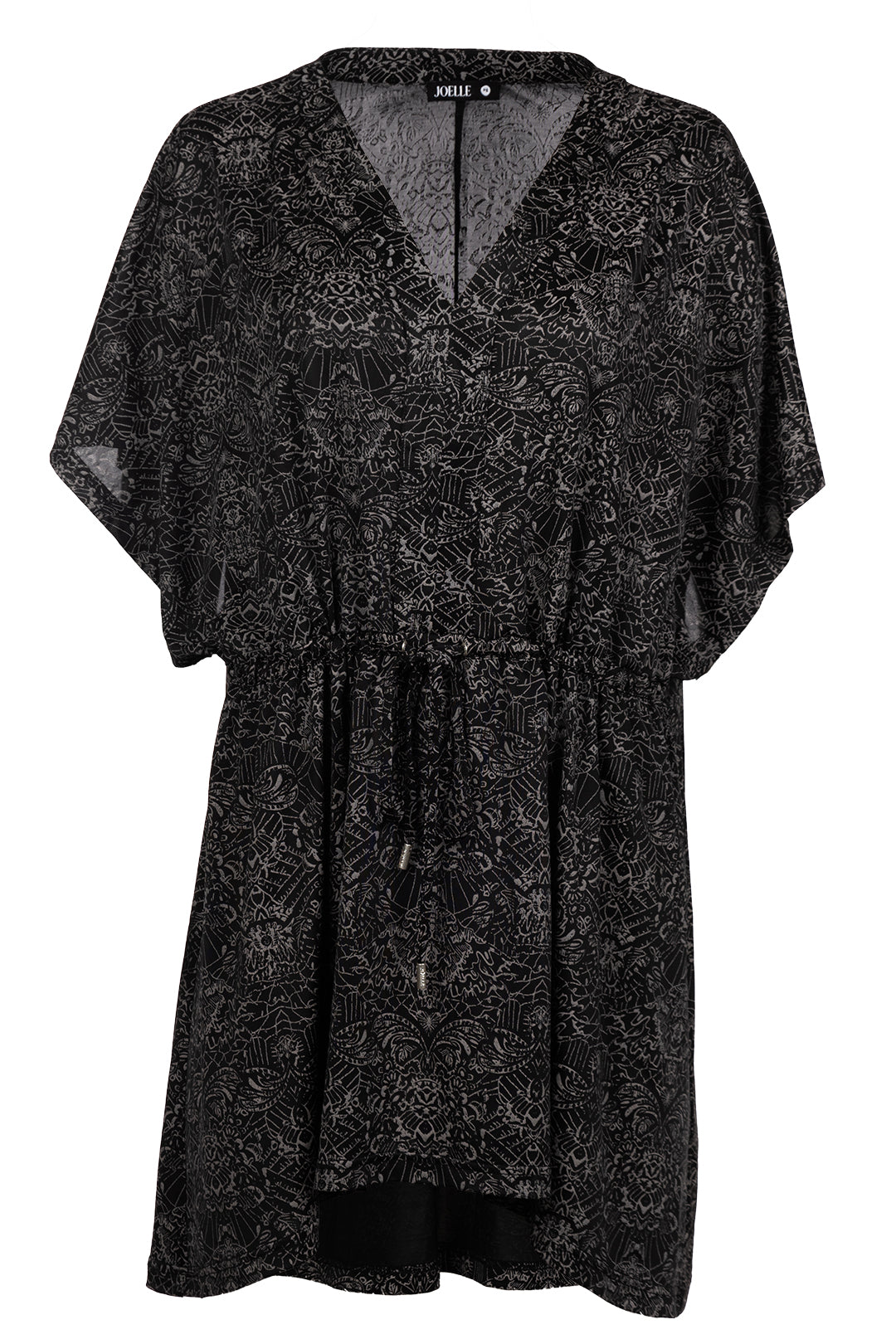 Robe noire à motif | Jeannot JOELLE Collection