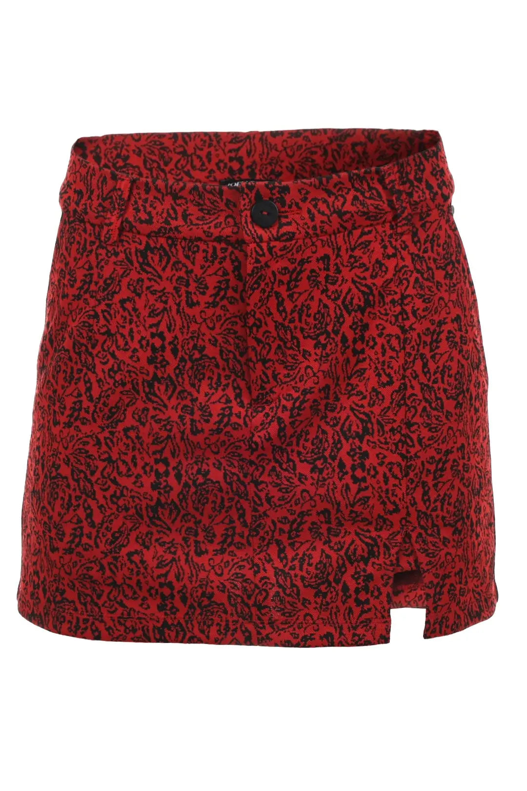 Moon | Jupe-short rouge fleurie JOELLE Collection