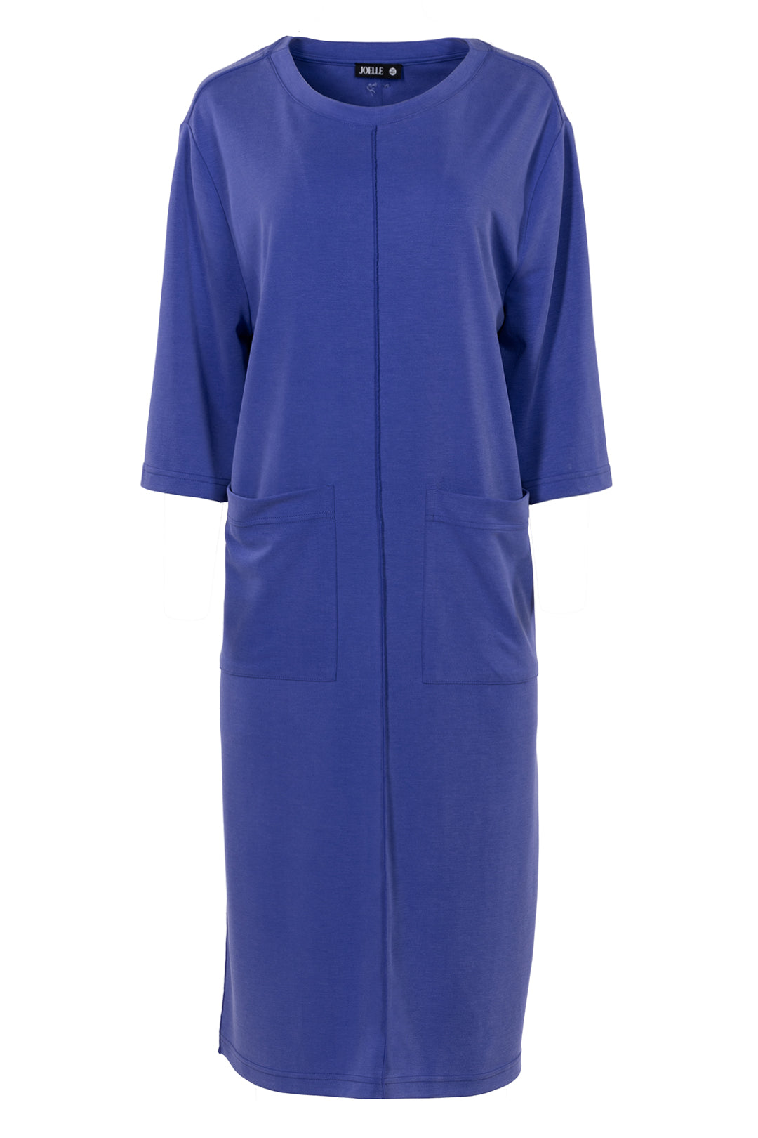 Royal blue tunic sweater with pockets | Henry