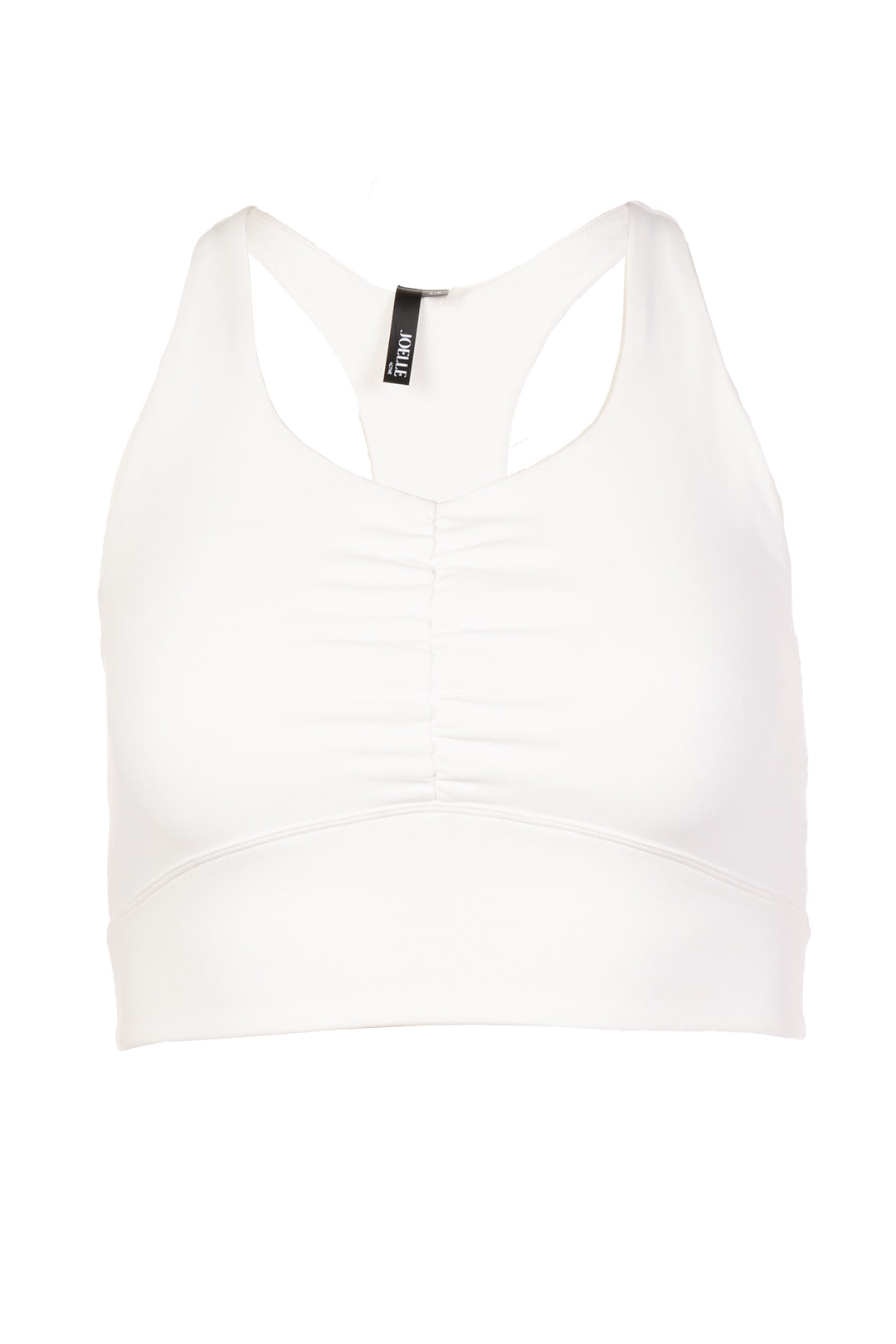 Long white sports bra | Amelia