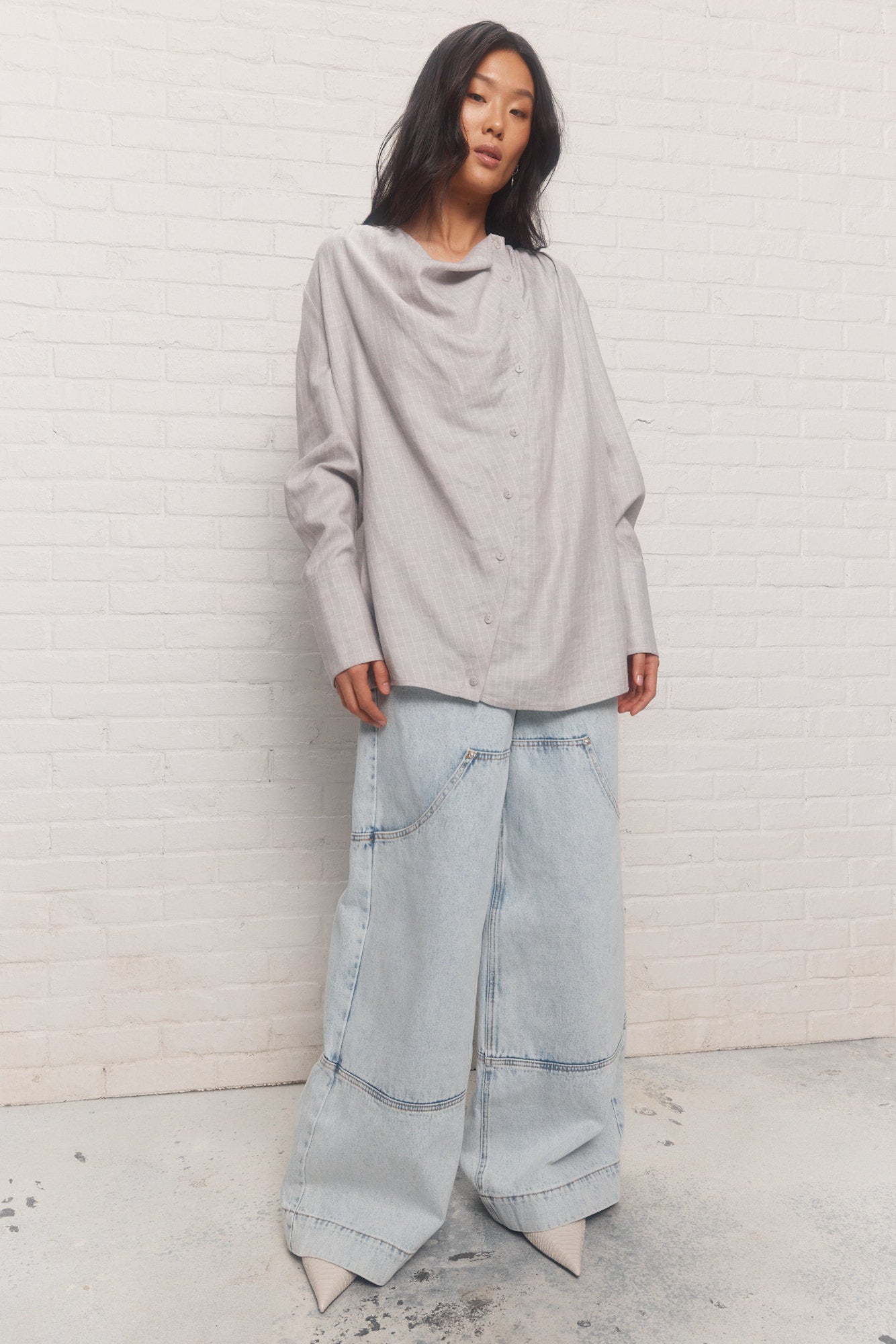 Ambrosia | Gray lined shirt
