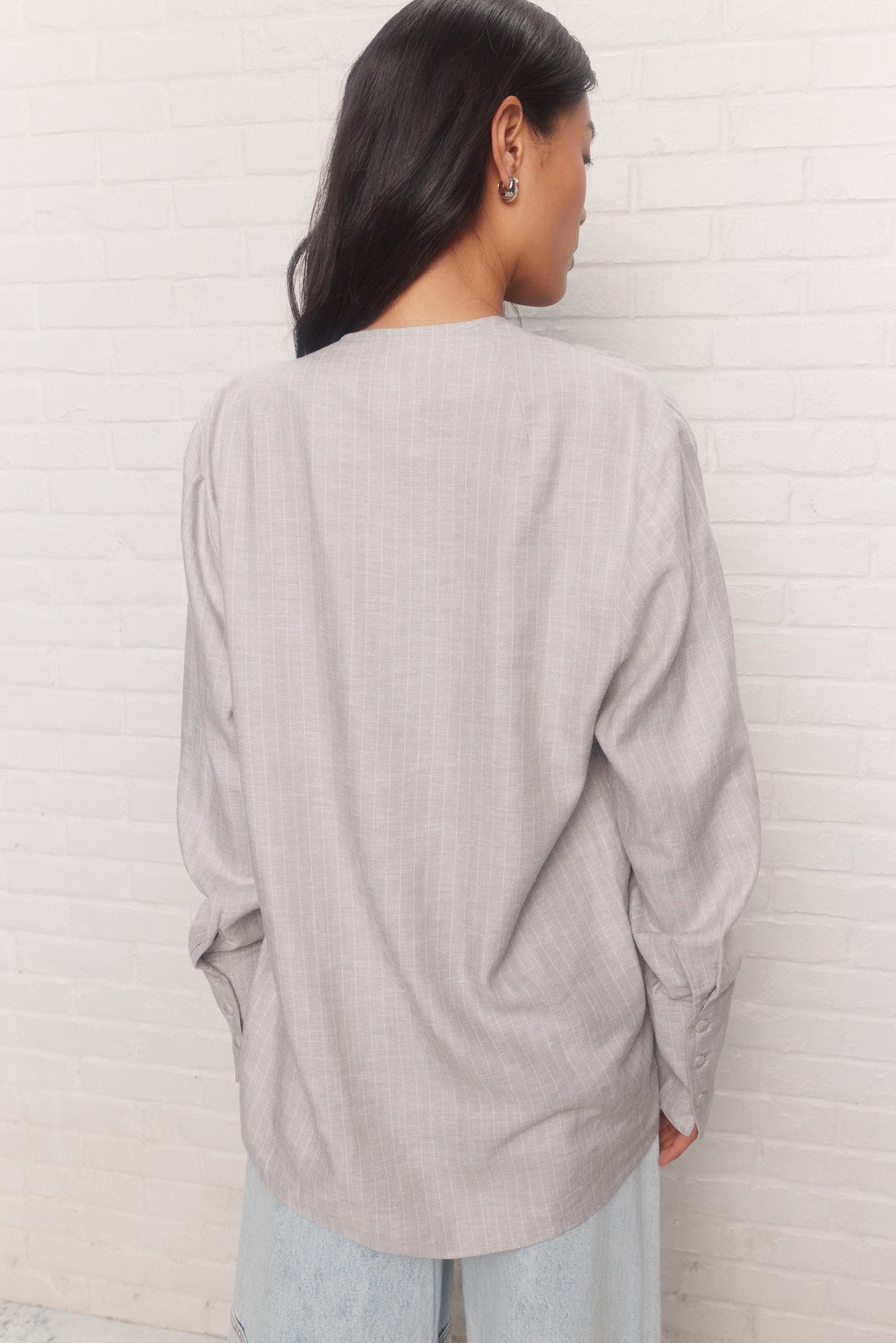 Ambrosia | Gray lined shirt