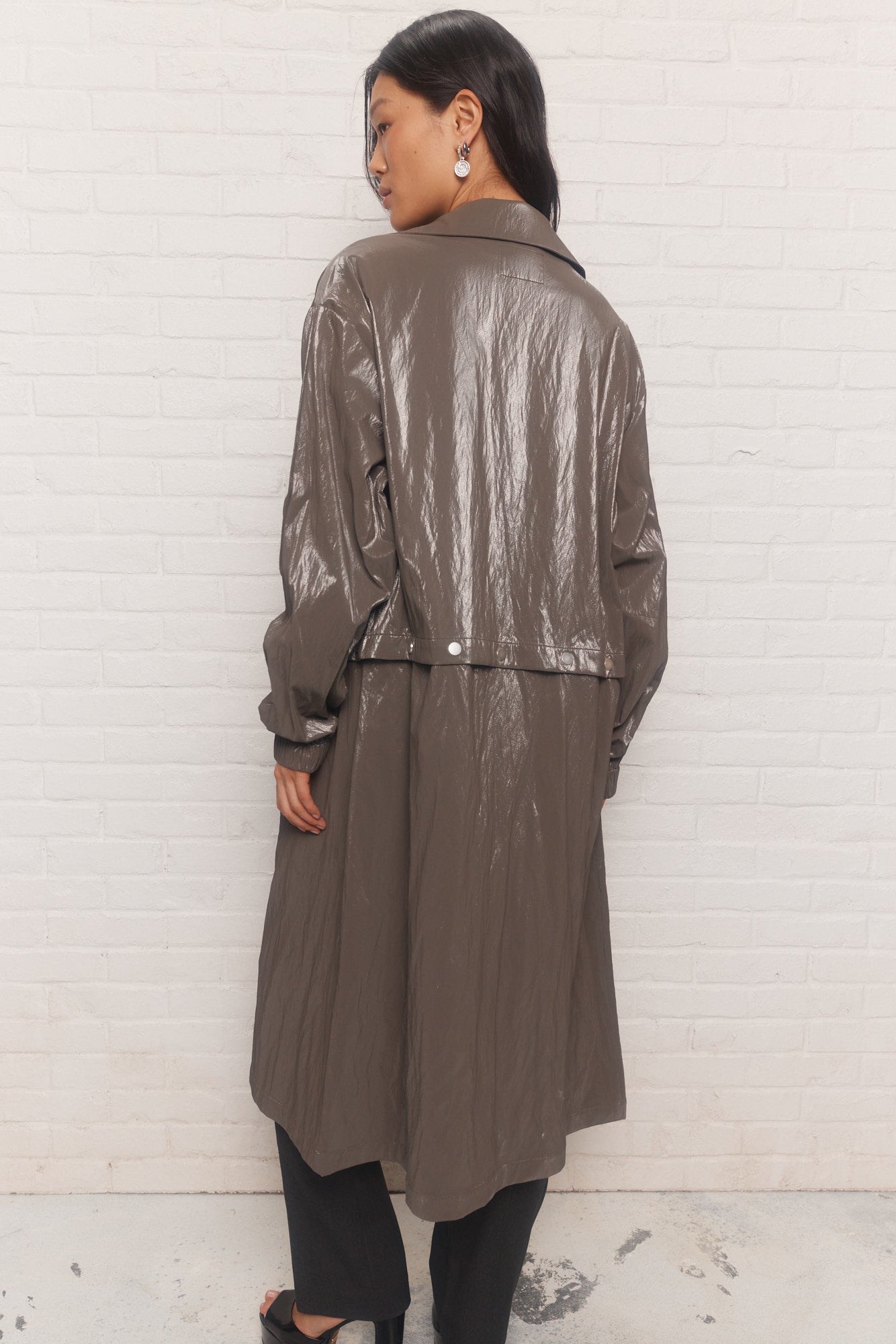 Bliss | Manteau imperméable vert multifonction