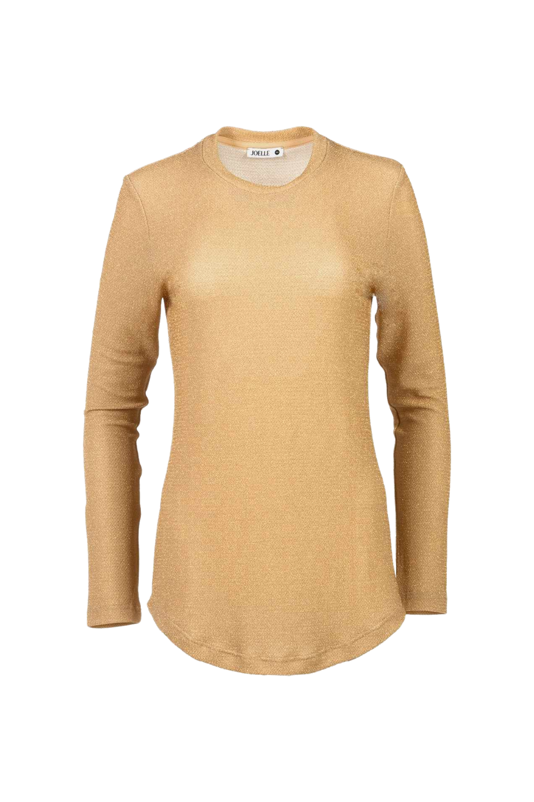 Gold round neck sweater | Jackson