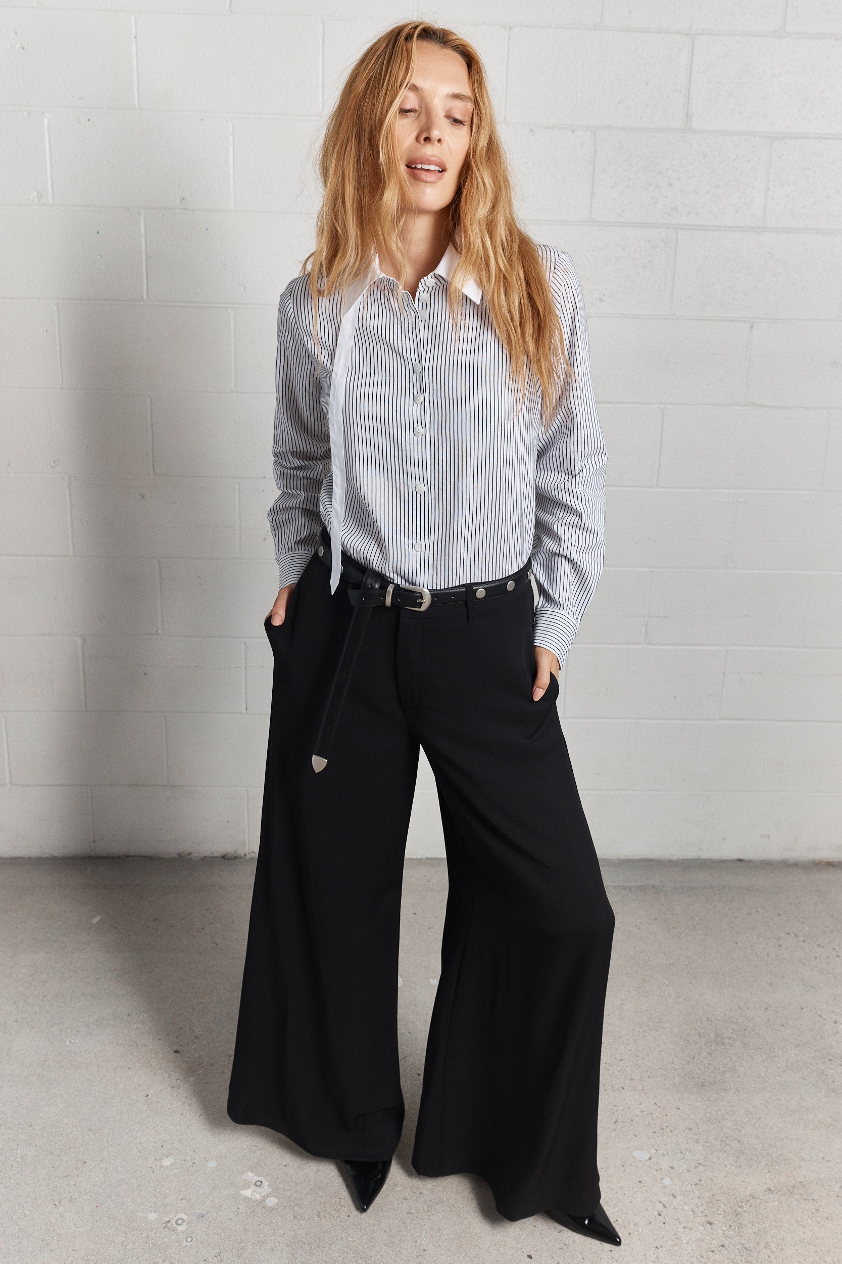 Wallace | Black palazzo pants