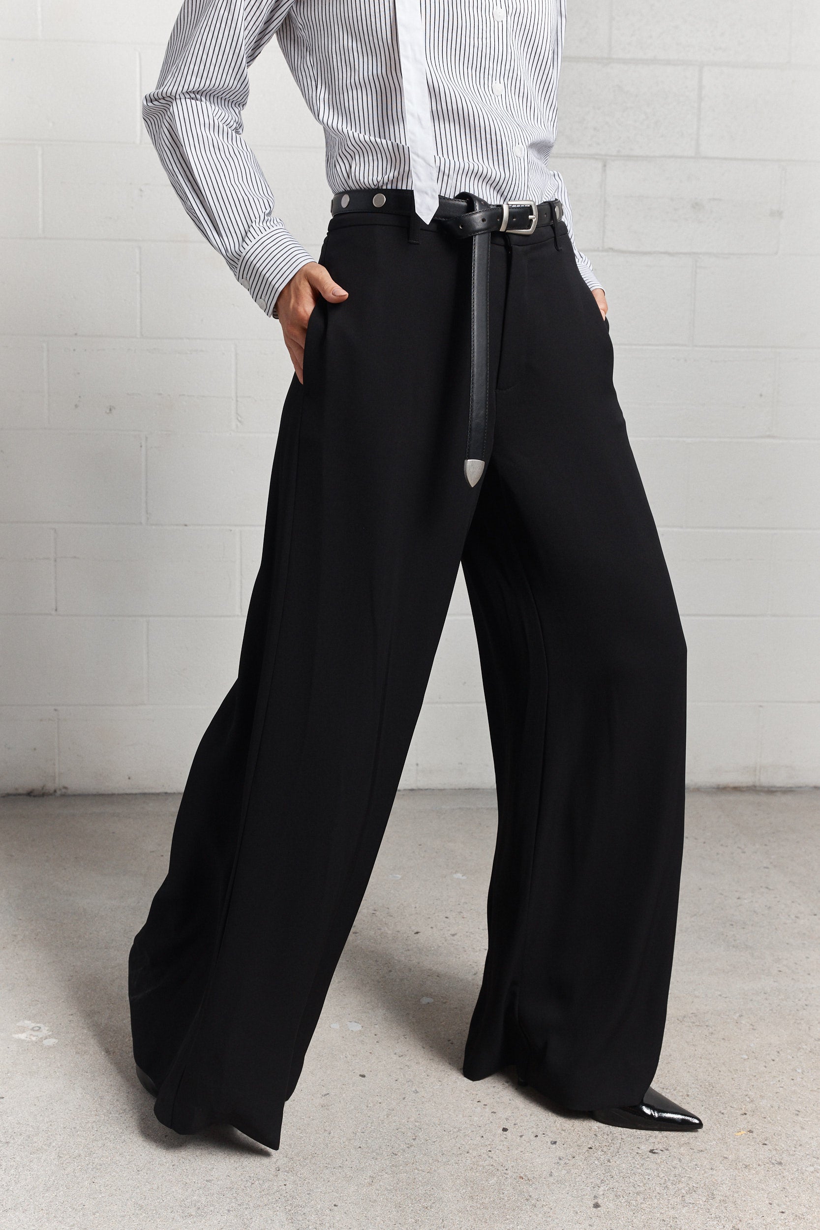 Wallace | Black palazzo pants