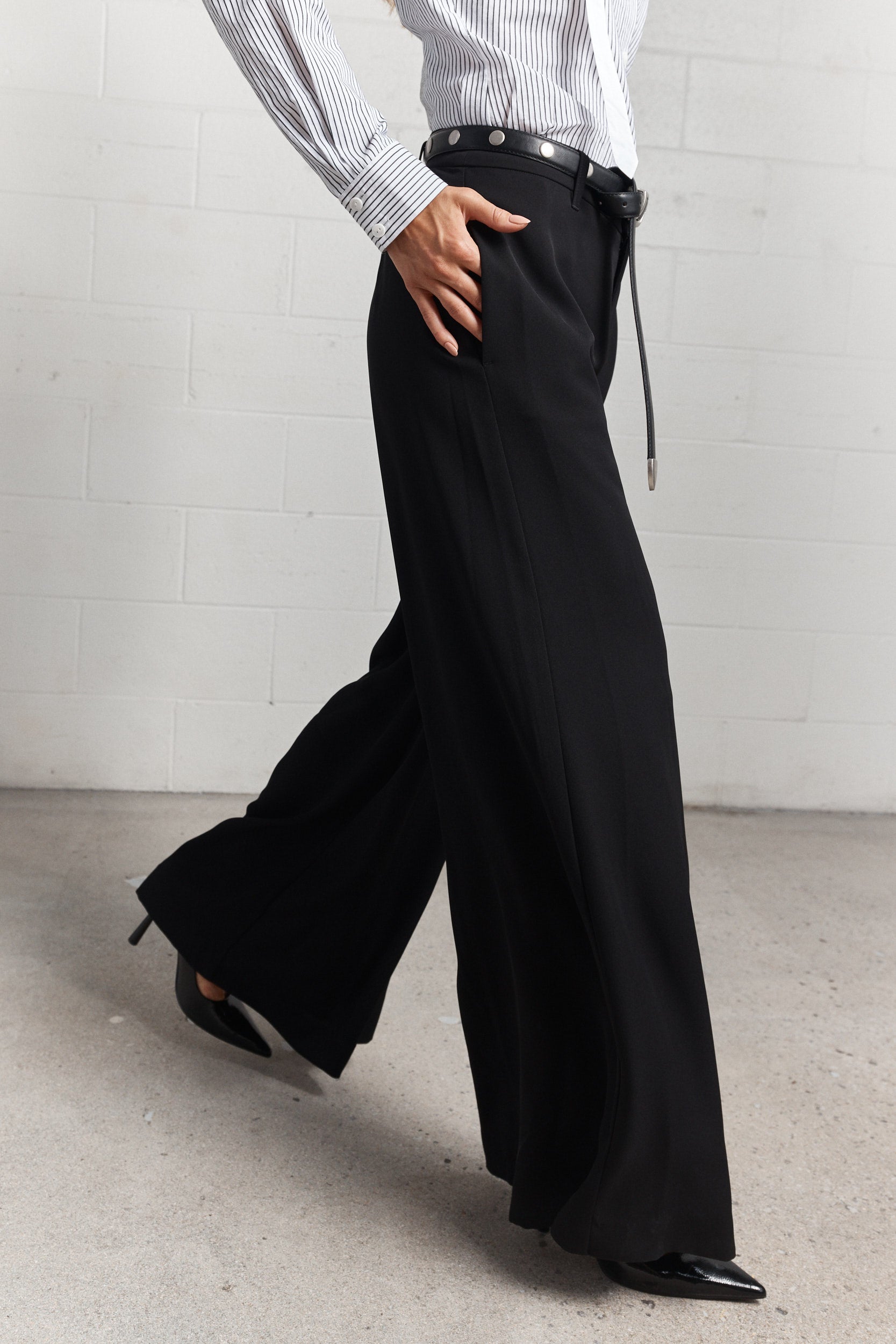 Wallace | Black palazzo pants